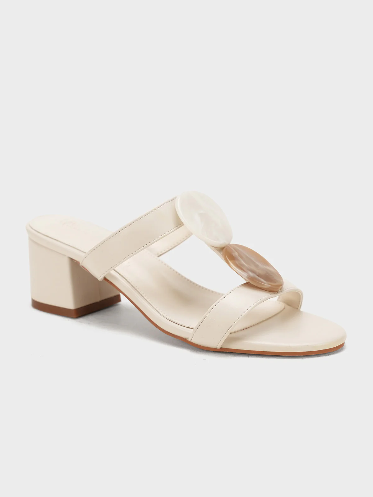 Women "CAITLIN" Slip On Block Heel Sandals - Image 2