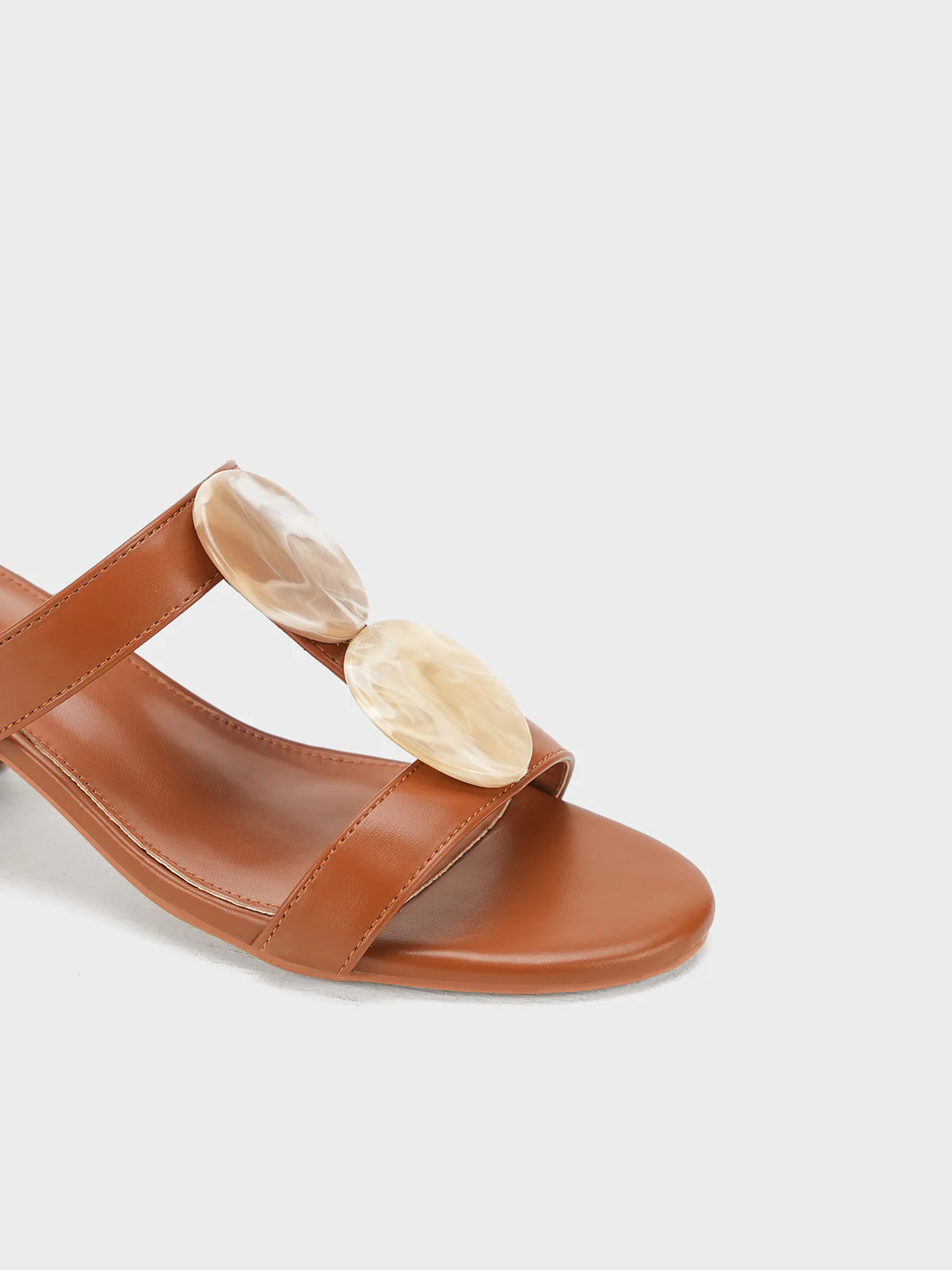 Women "CAITLIN" Slip On Block Heel Sandals - Image 7
