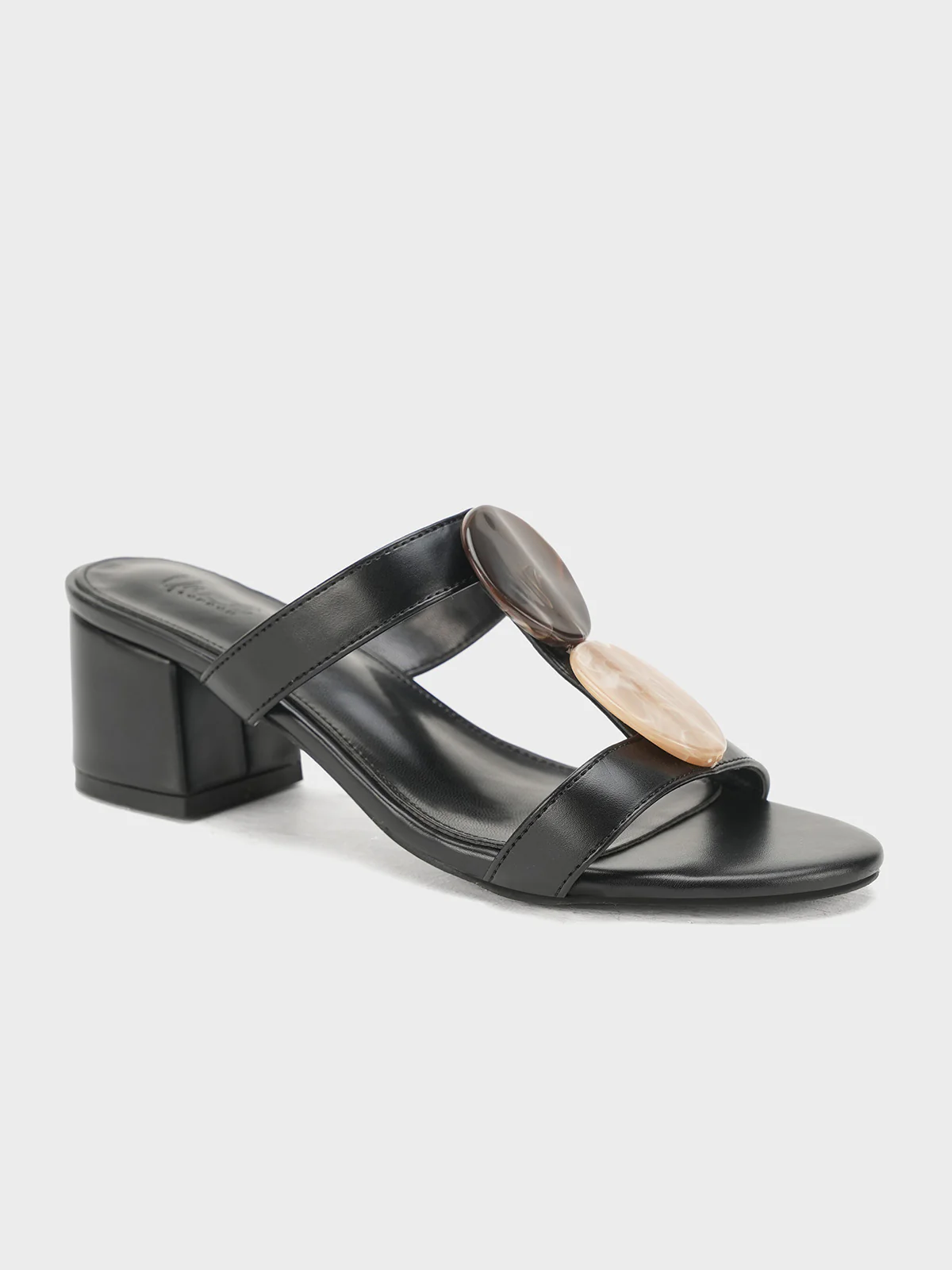 Women "CAITLIN" Slip On Block Heel Sandals - Image 2