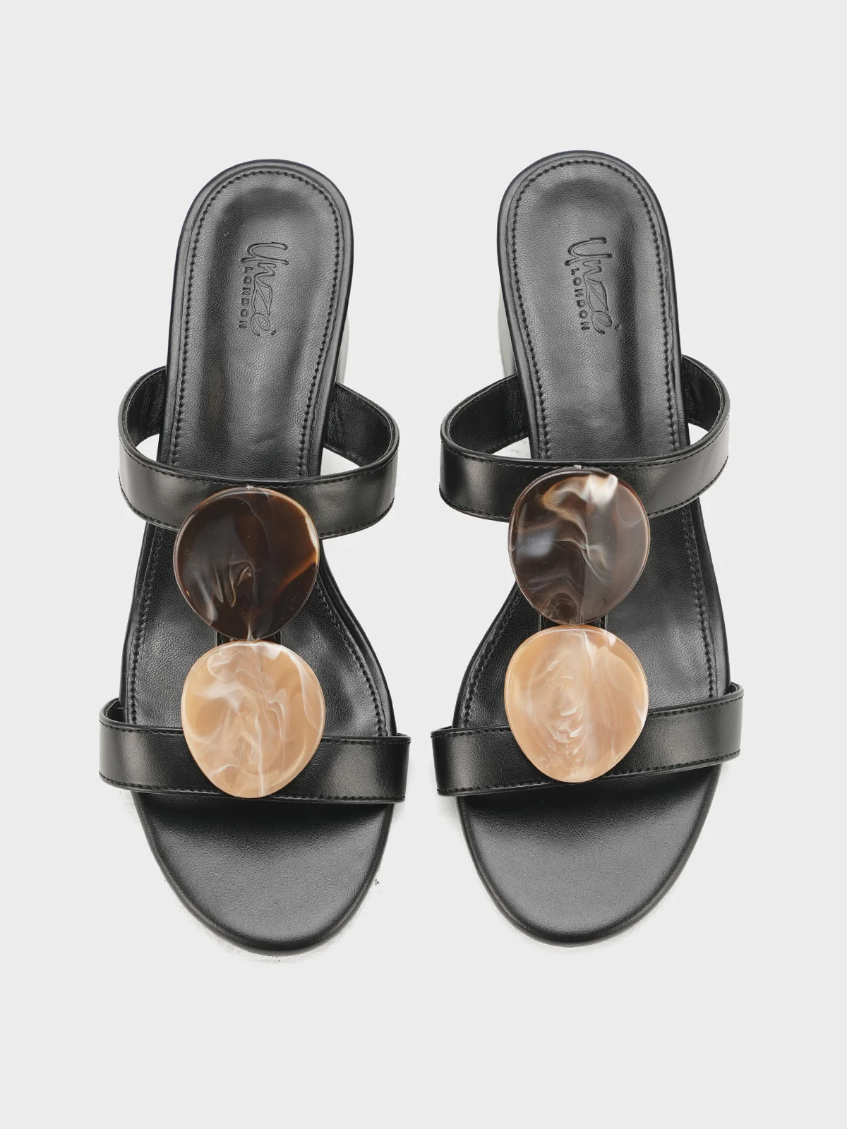 Women "CAITLIN" Slip On Block Heel Sandals - Image 7
