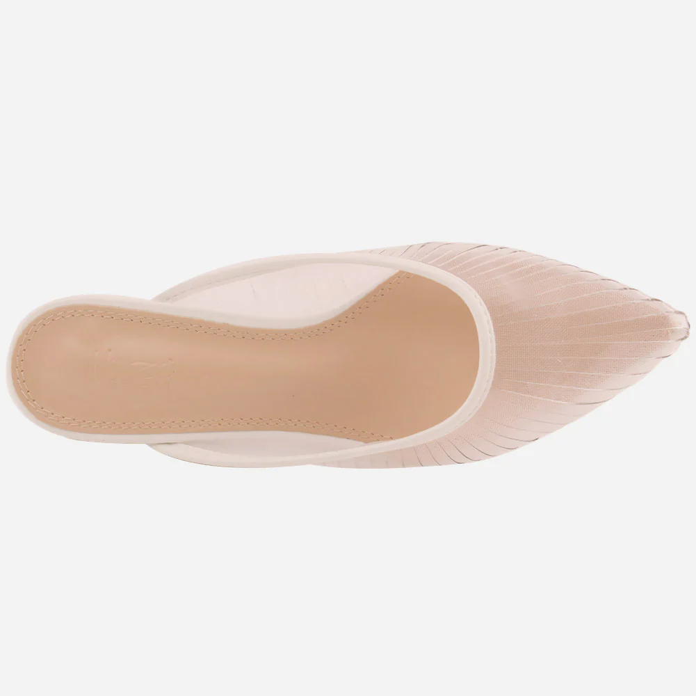 Women "CANDACE" Pointed toe Transparent Slippers - Image 4
