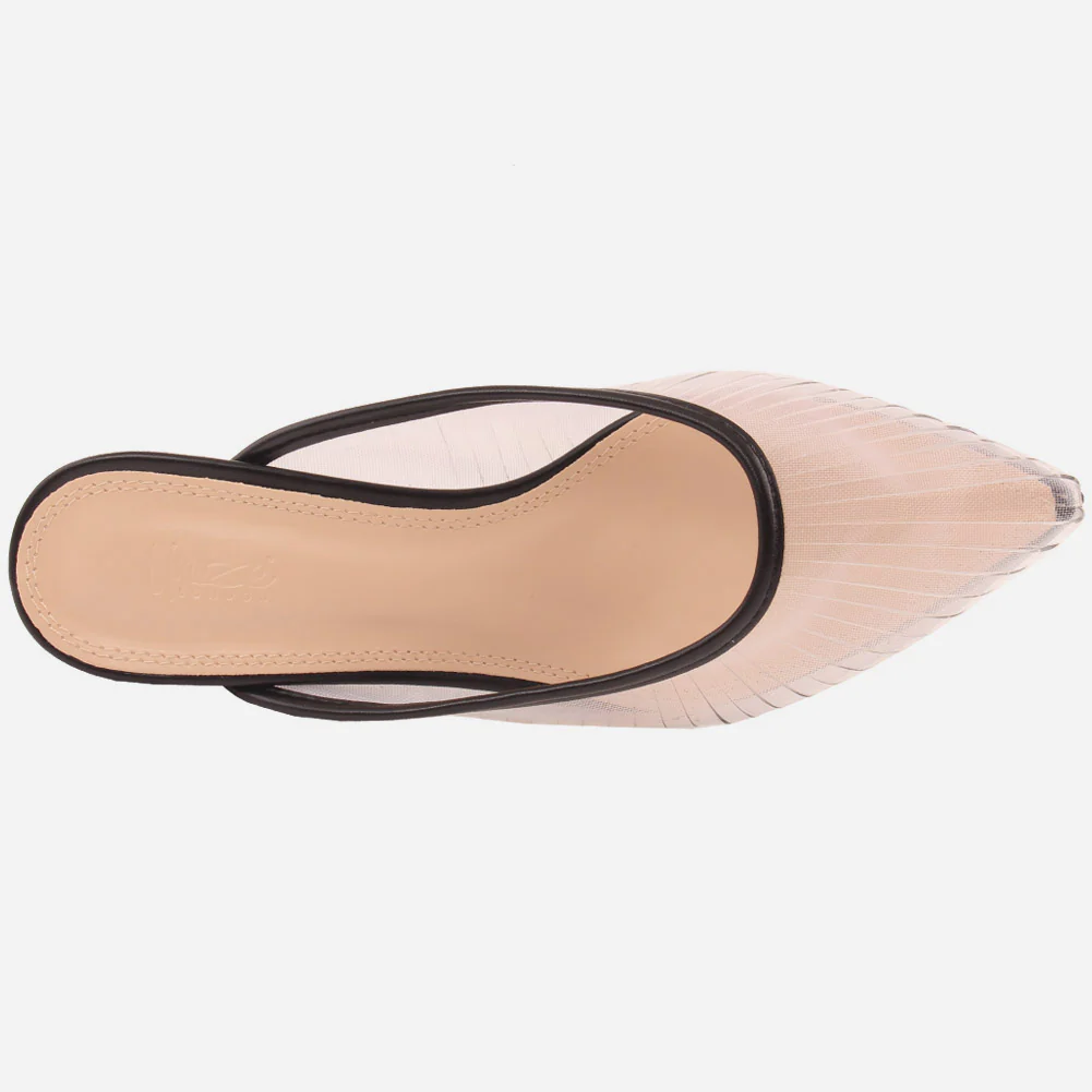 Women "CANDACE" Pointed toe Transparent Slippers - Image 4