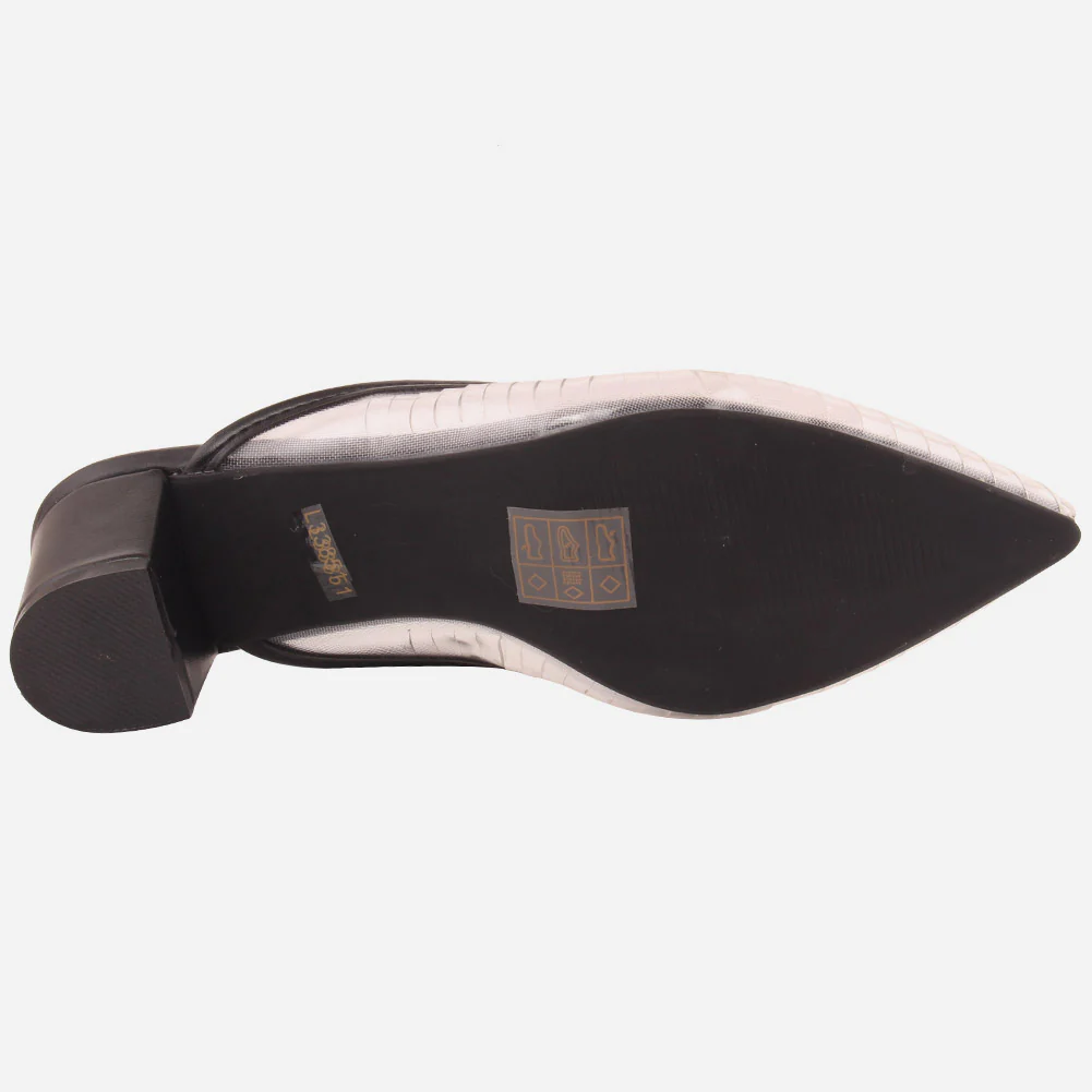 Women "CANDACE" Pointed toe Transparent Slippers - Image 5
