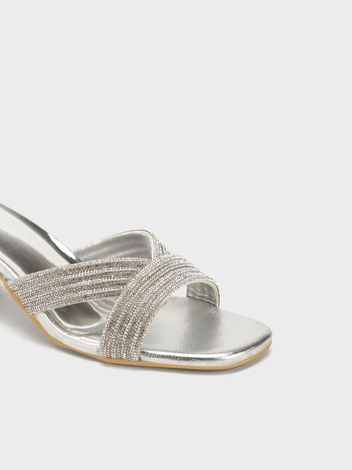 Women "CARISSA" Glamour Block Heel Sandals - Image 4