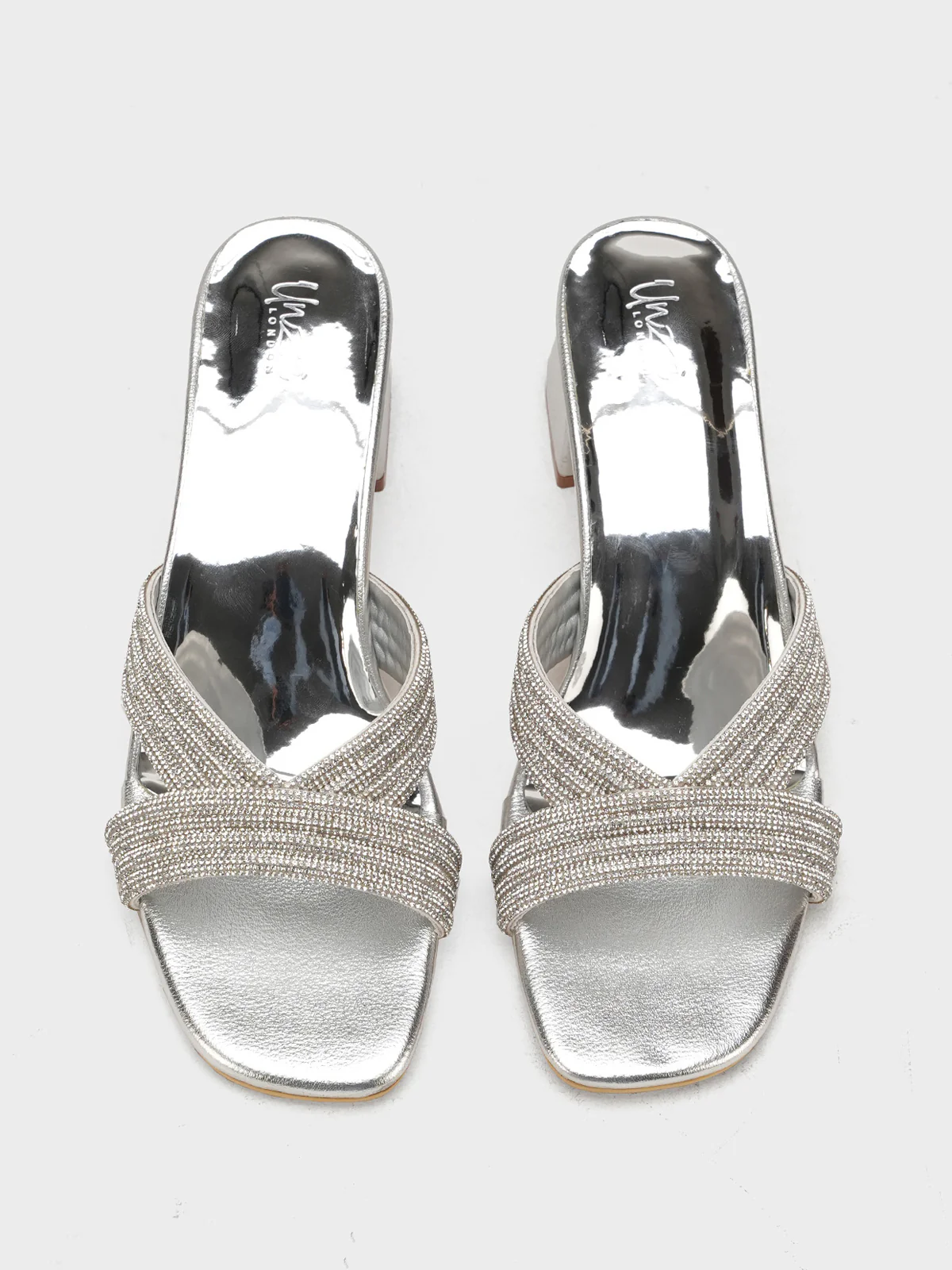 Women "CARISSA" Glamour Block Heel Sandals - Image 6