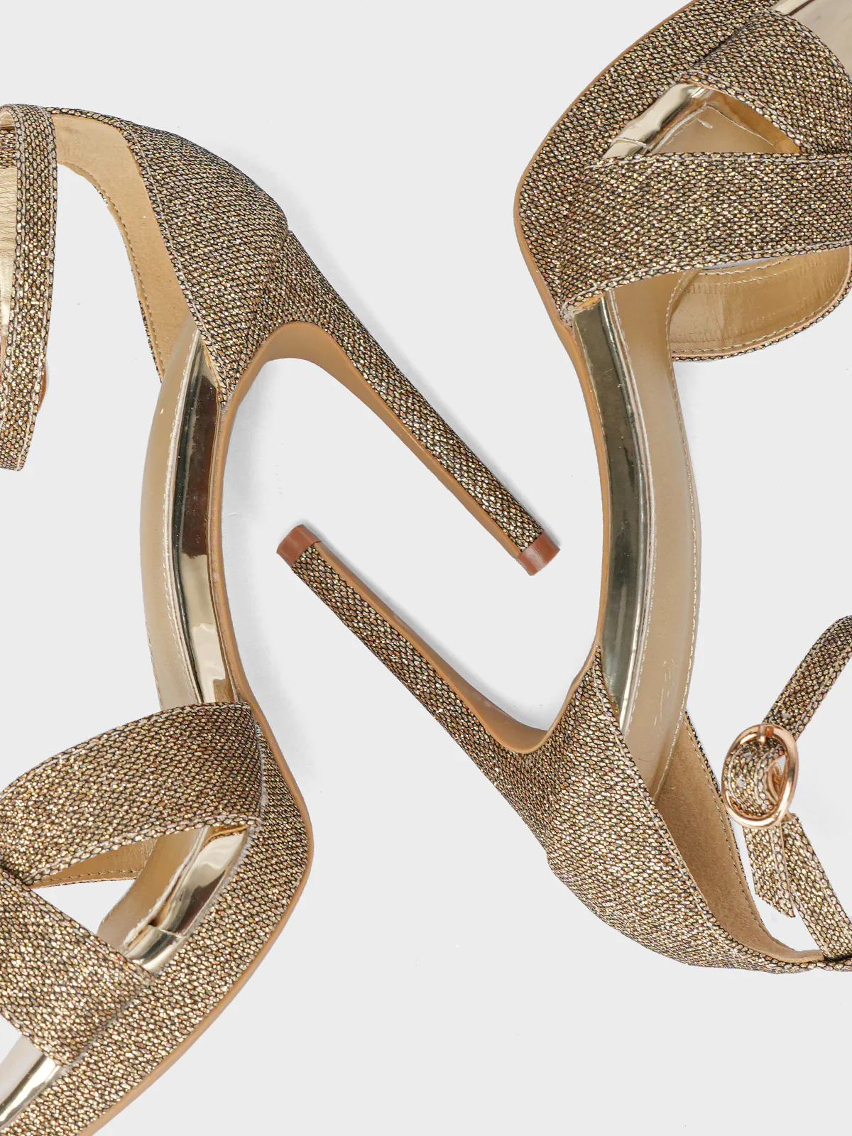 Women "CARISSA" Shimmery Evening Sandals - Image 4
