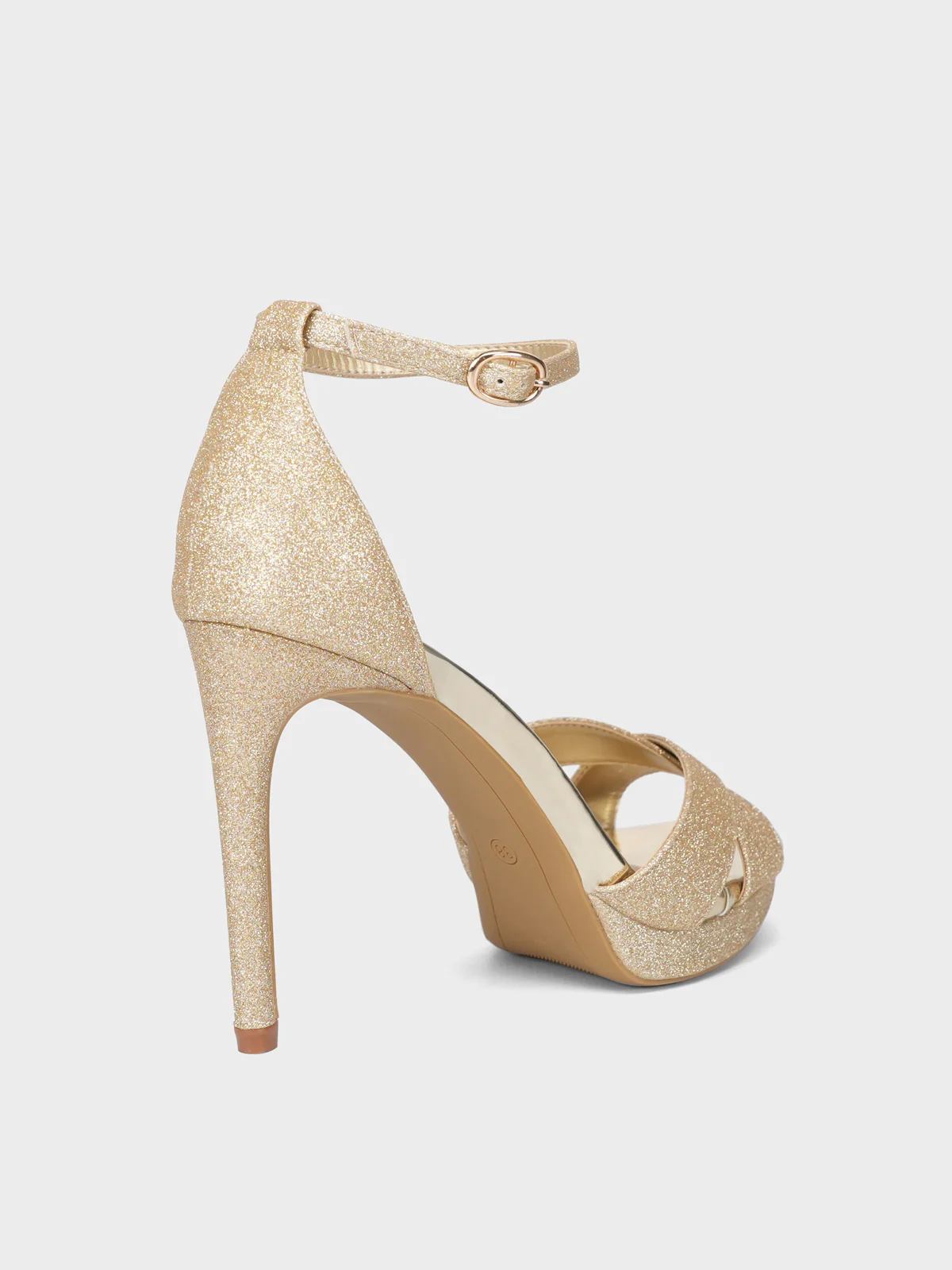 Women "CARISSA" Shimmery Evening Sandals - Image 3