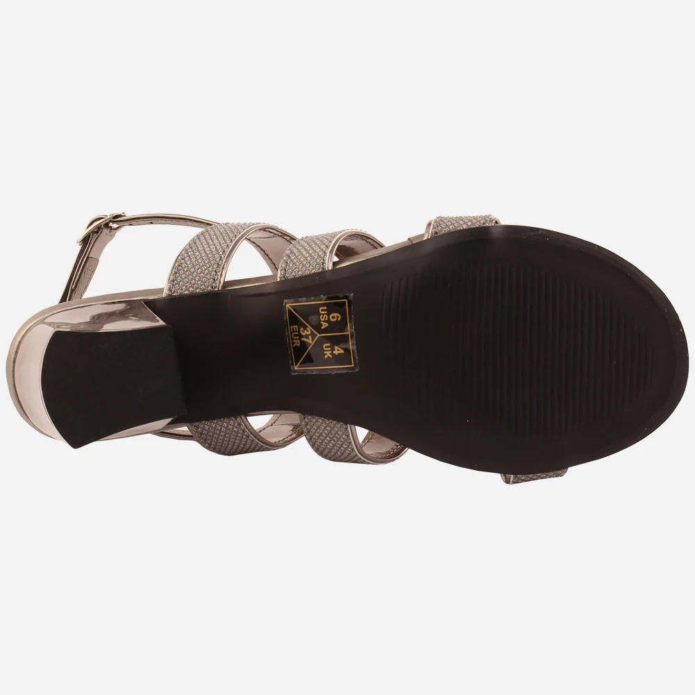 Women "Carmela" Formal Block Heel Sandals - Image 5