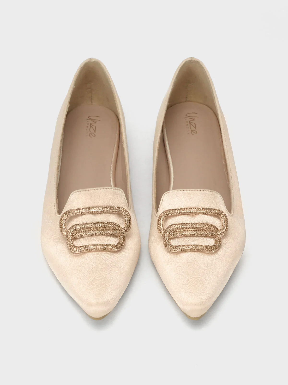 Women "CARUSO" Pointy Toe Slip On Ballerinas - Image 5