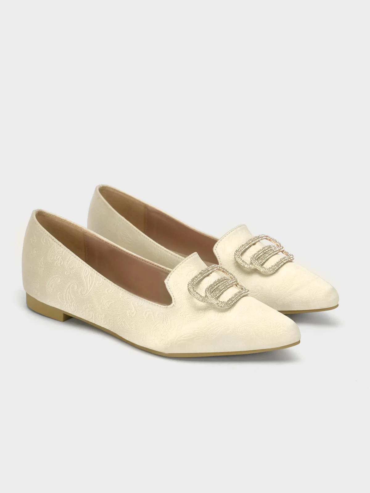 Women "CARUSO" Pointy Toe Slip On Ballerinas - Image 2
