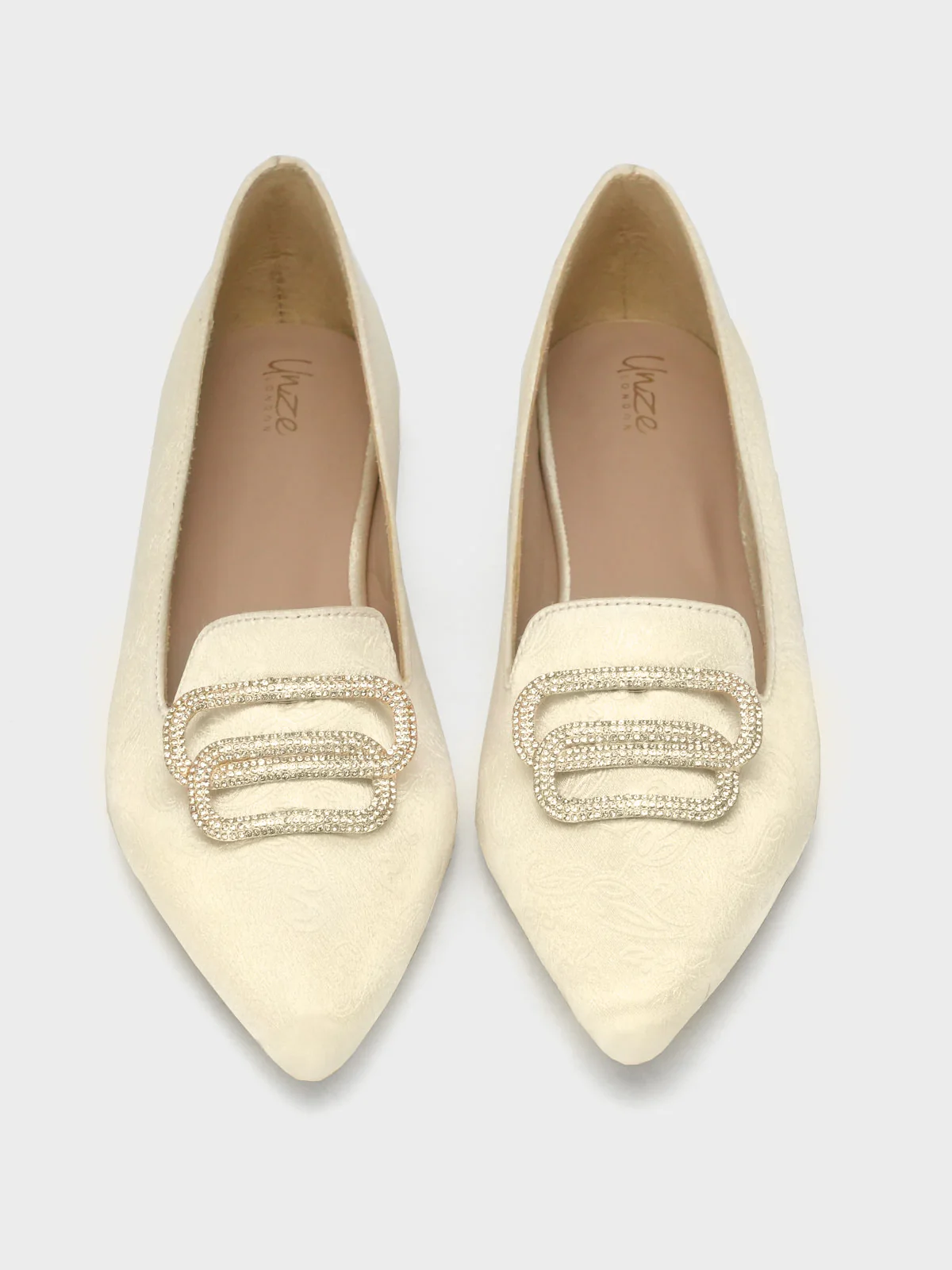 Women "CARUSO" Pointy Toe Slip On Ballerinas - Image 5
