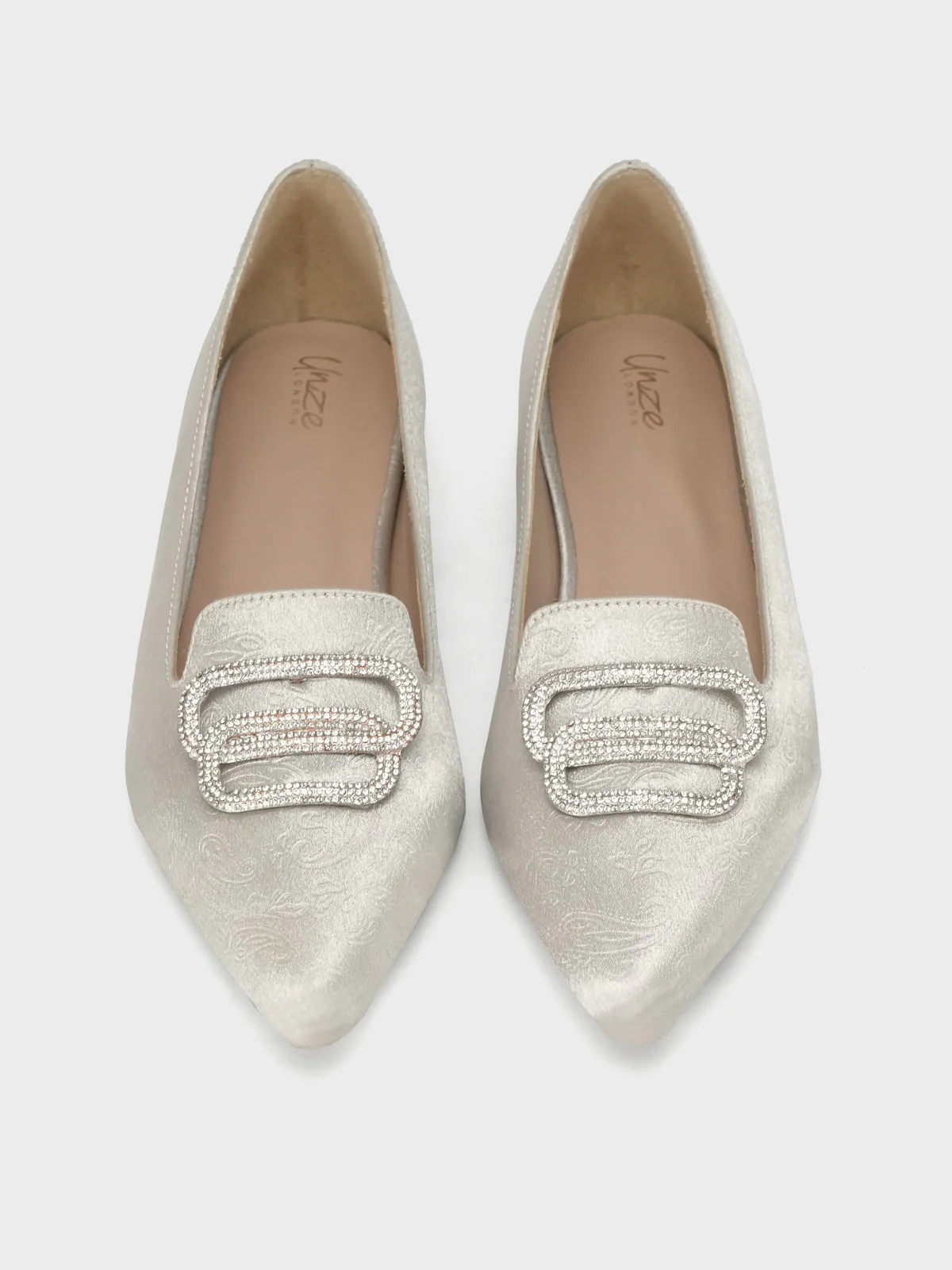 Women "CARUSO" Pointy Toe Slip On Ballerinas - Image 5