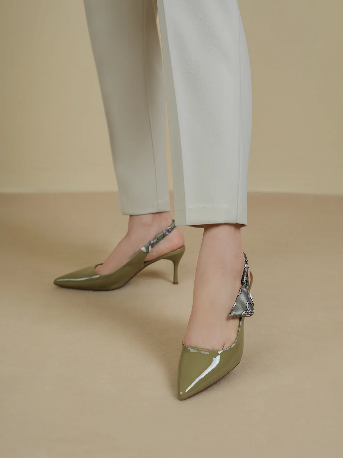 Women "CARXEN" Elegant Slingback Heels - Image 6