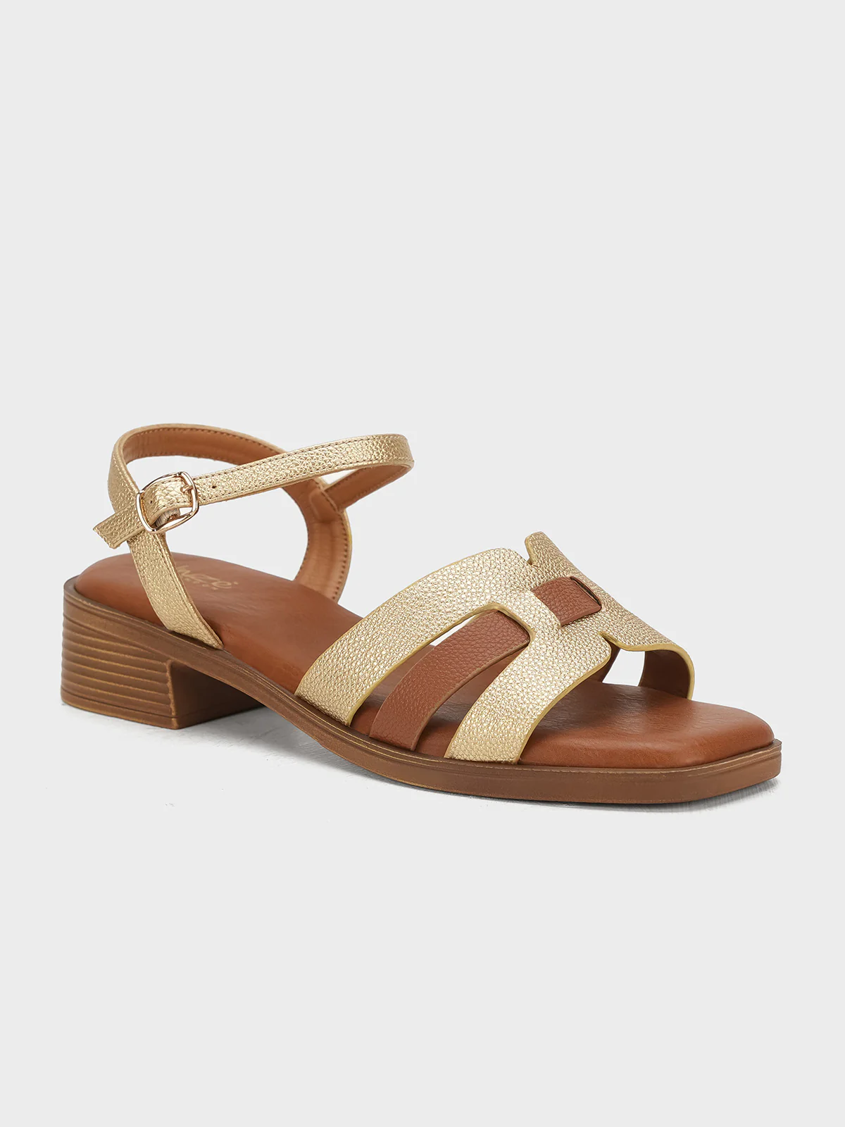 Women "CELYSE" Buckle Block Heel Sandals - Image 2