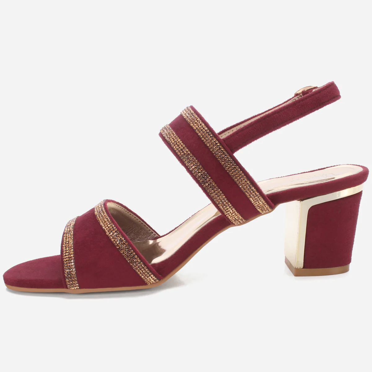 Women "CHAPIN" Shimmery Open Toe Sandals - Image 3