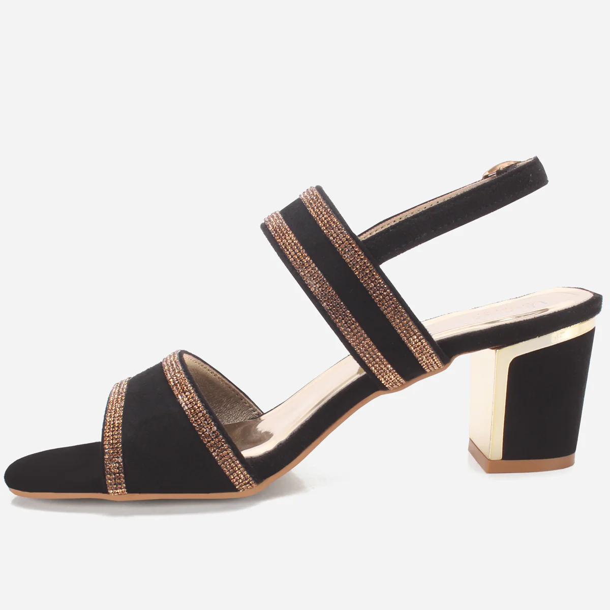 Women "CHAPIN" Shimmery Open Toe Sandals - Image 3