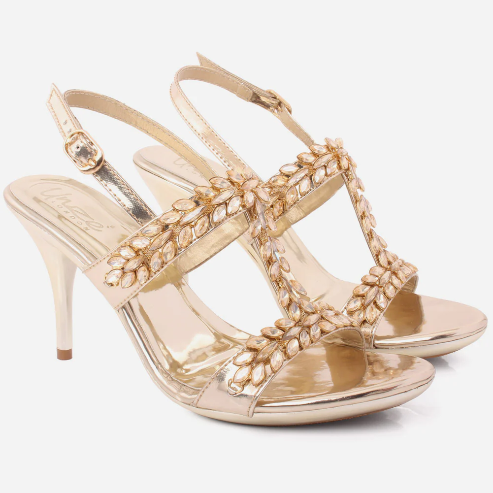 Women "Chole" High Heel Evening Sandals - Image 2