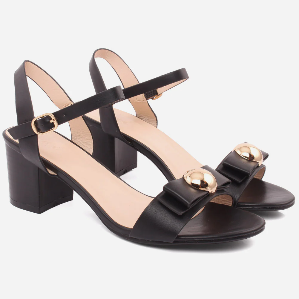 Women "CINTIA" Simple and Stylish Block Heel Sandals - Image 2