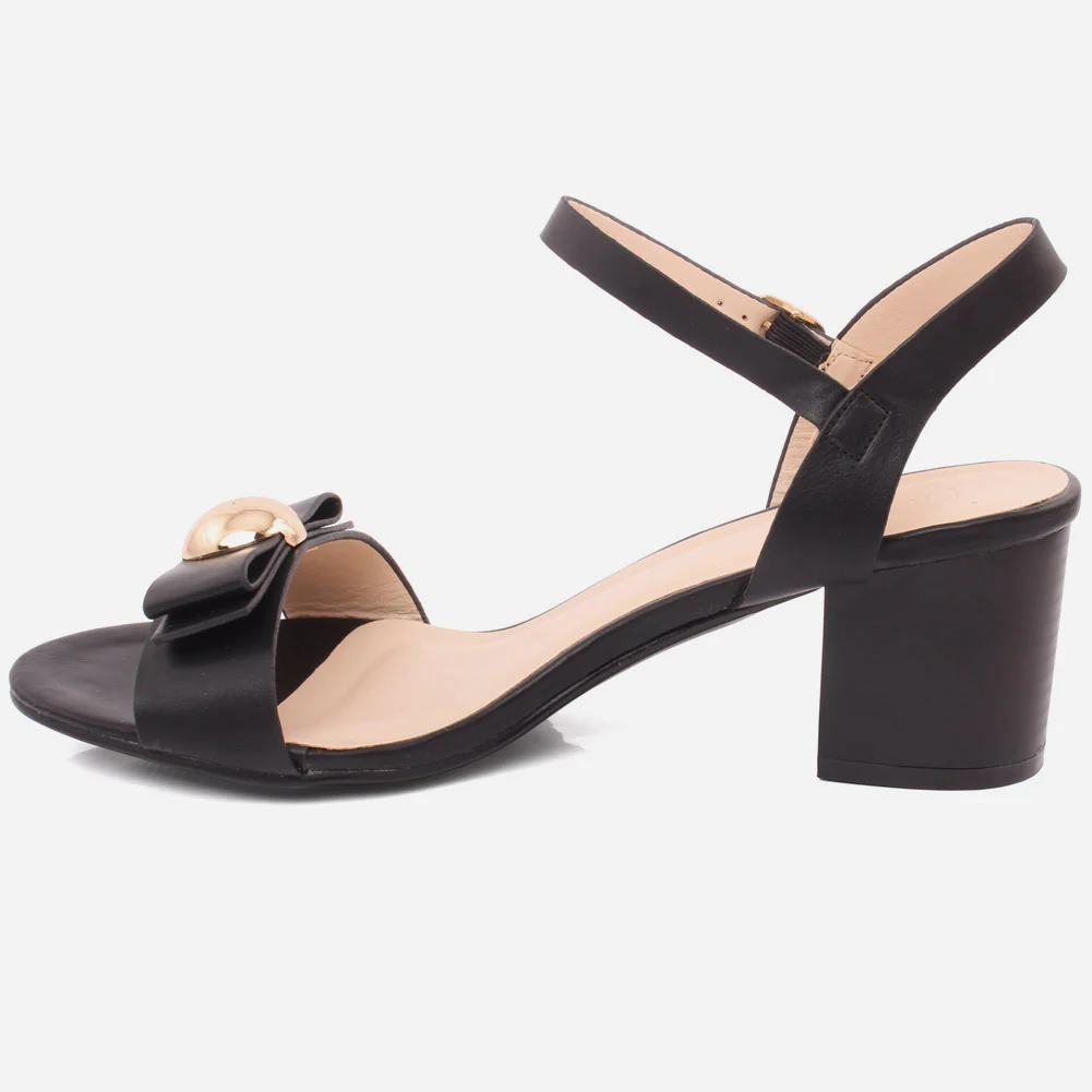 Women "CINTIA" Simple and Stylish Block Heel Sandals - Image 3