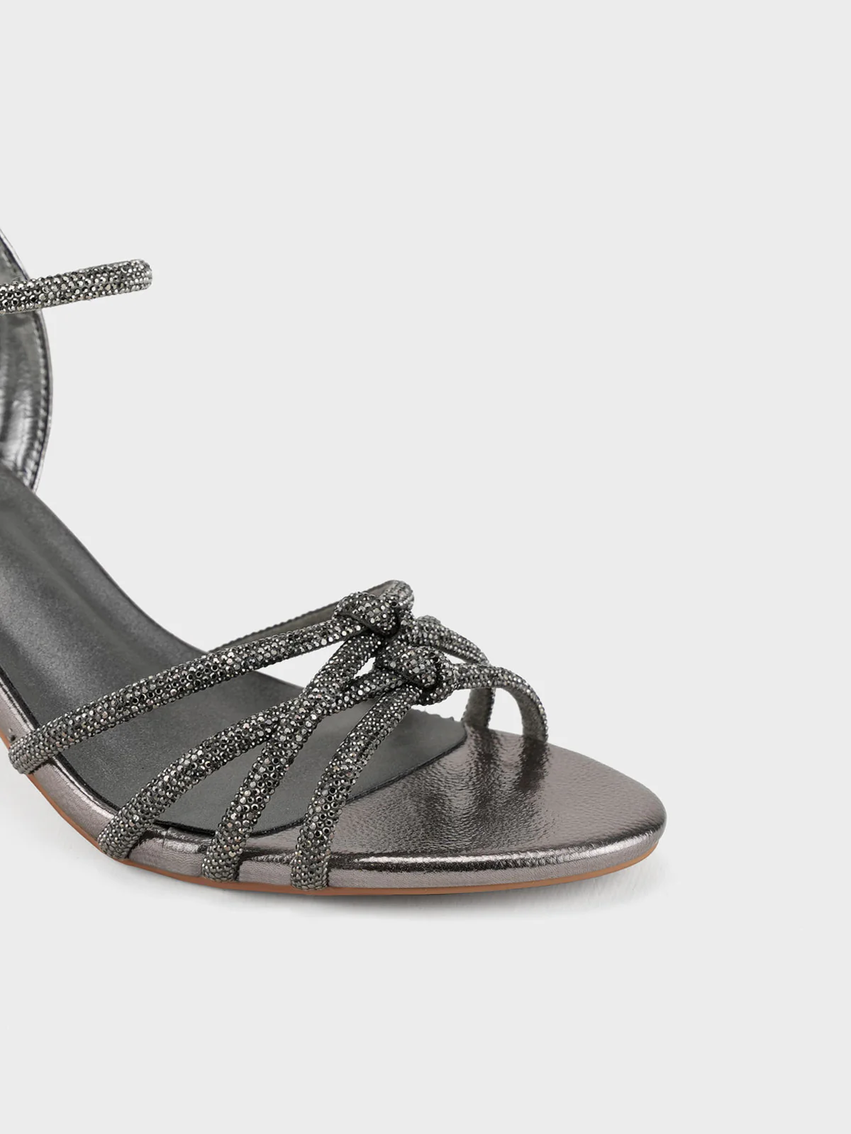 Women "CIRILA" Shimmery Backstrap Sandals - Image 4