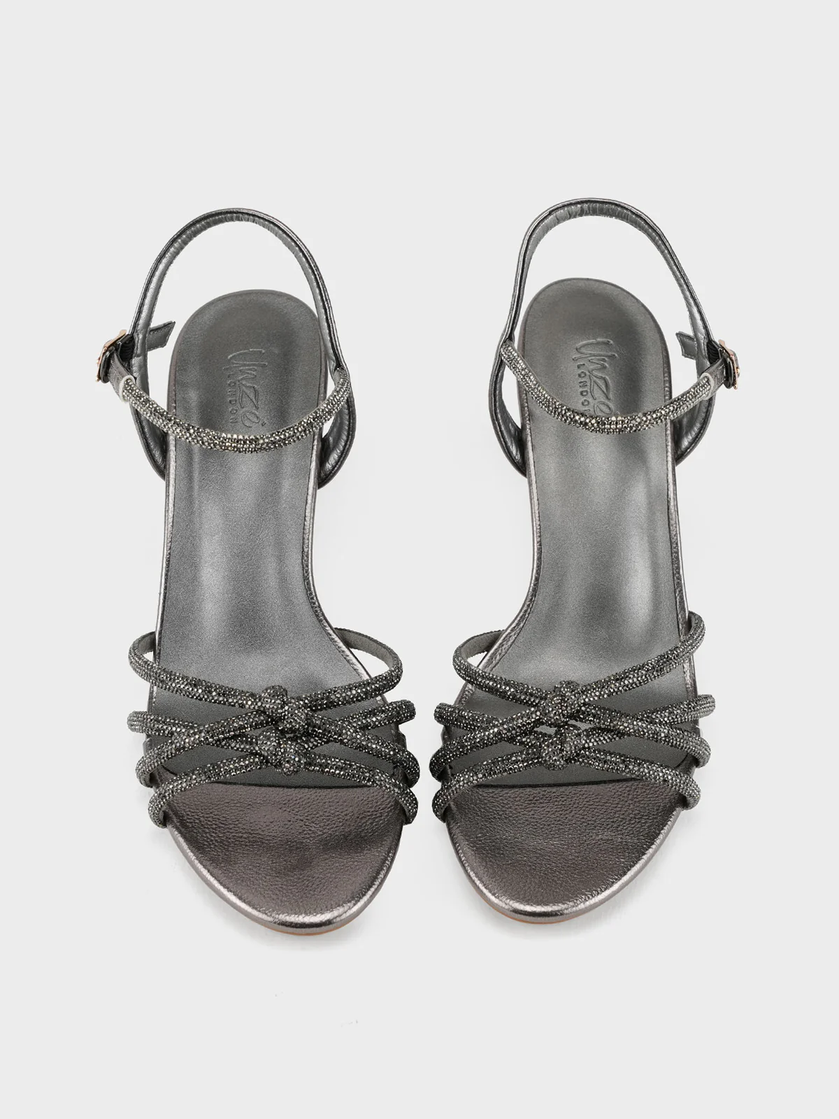 Women "CIRILA" Shimmery Backstrap Sandals - Image 5
