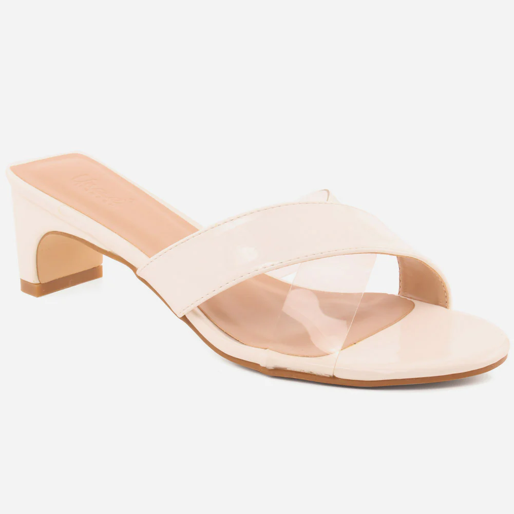 Women "CLAIRE" Cross Over Straps Slip On Sandals