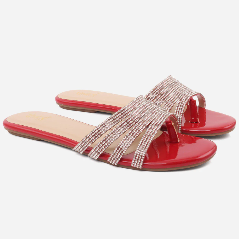 WOMEN "CLAUDIE" EVENING DECORATED SLIPPERS - Image 2