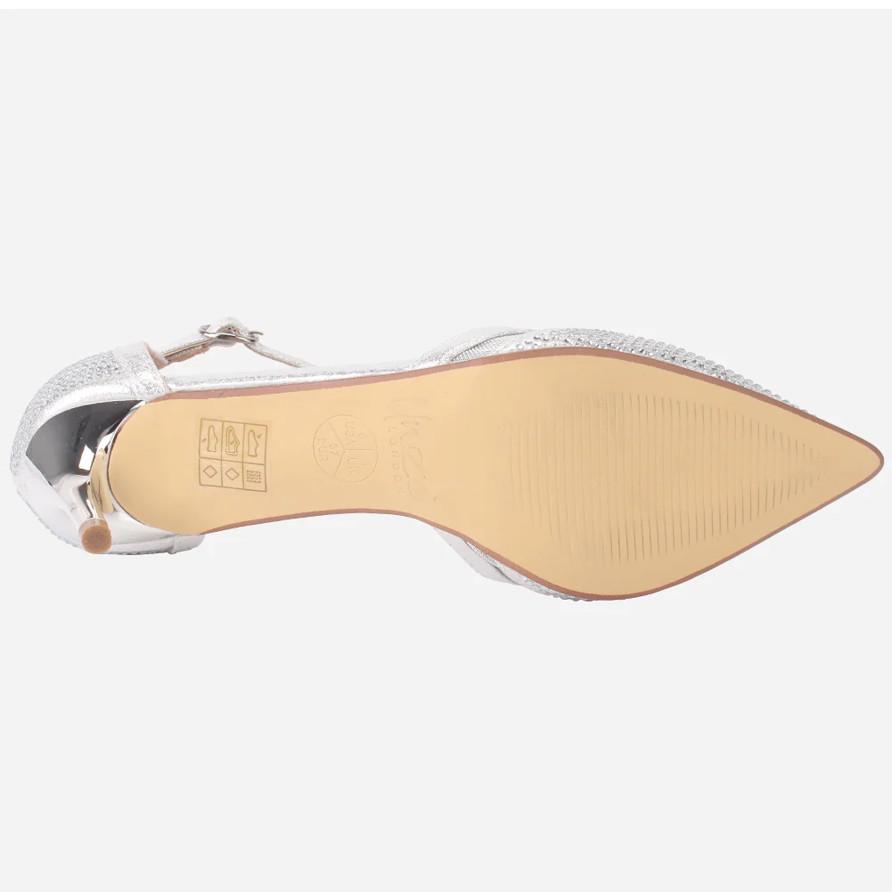 Women "COMET" Shiny Pointy Sandals - Image 5