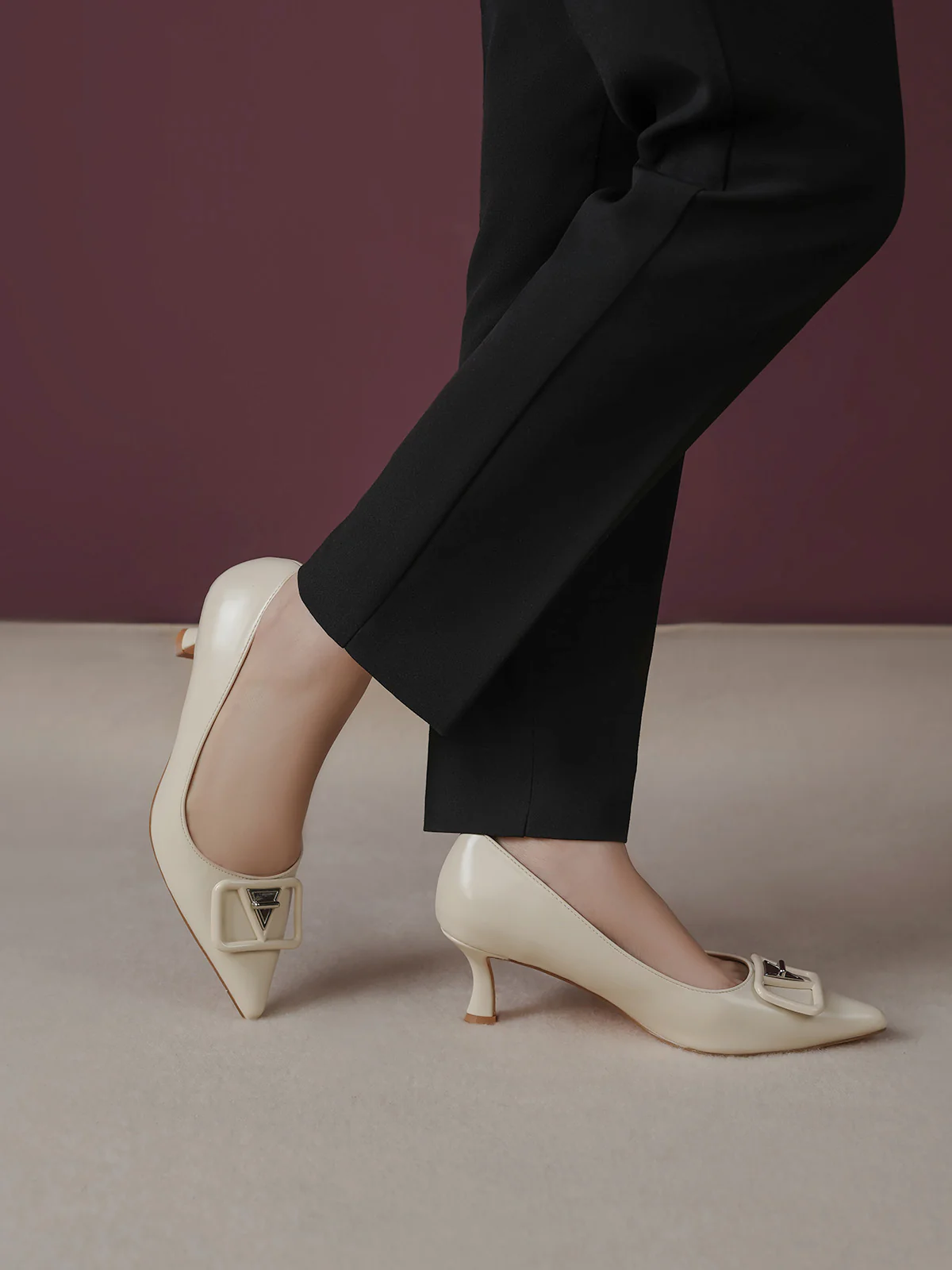 Women "CORD" Perfect Court Shoes - Image 6