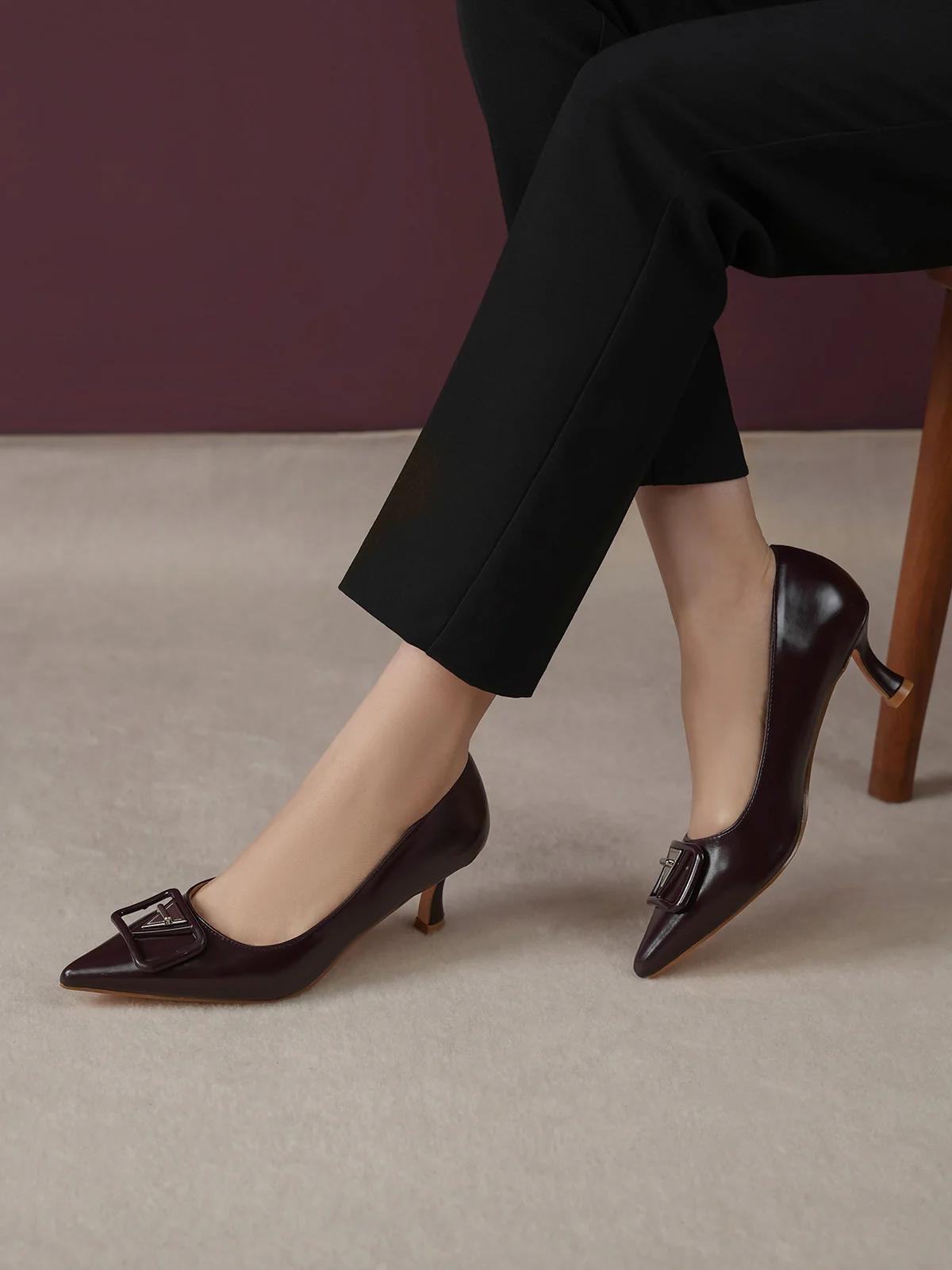 Women "CORD" Perfect Court Shoes - Image 3