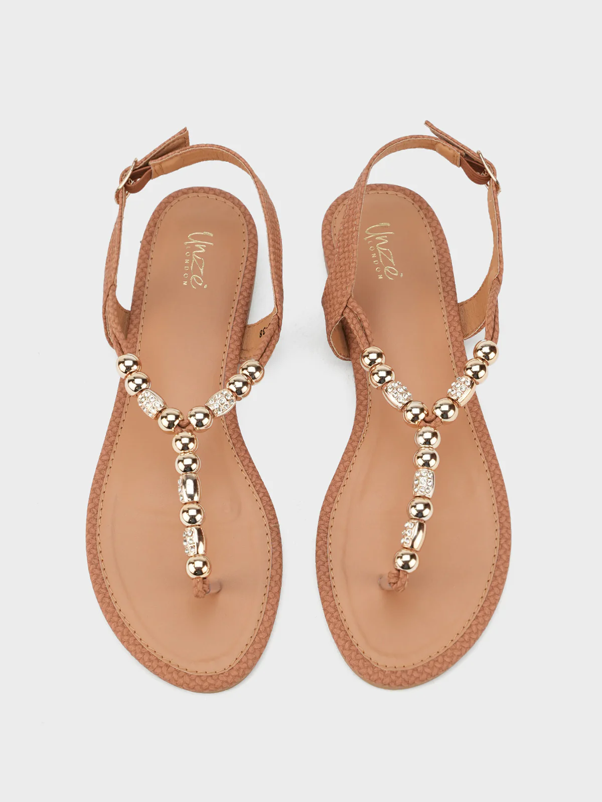 Women "CORSA" Ankle Strap Flat Sandals - Image 5