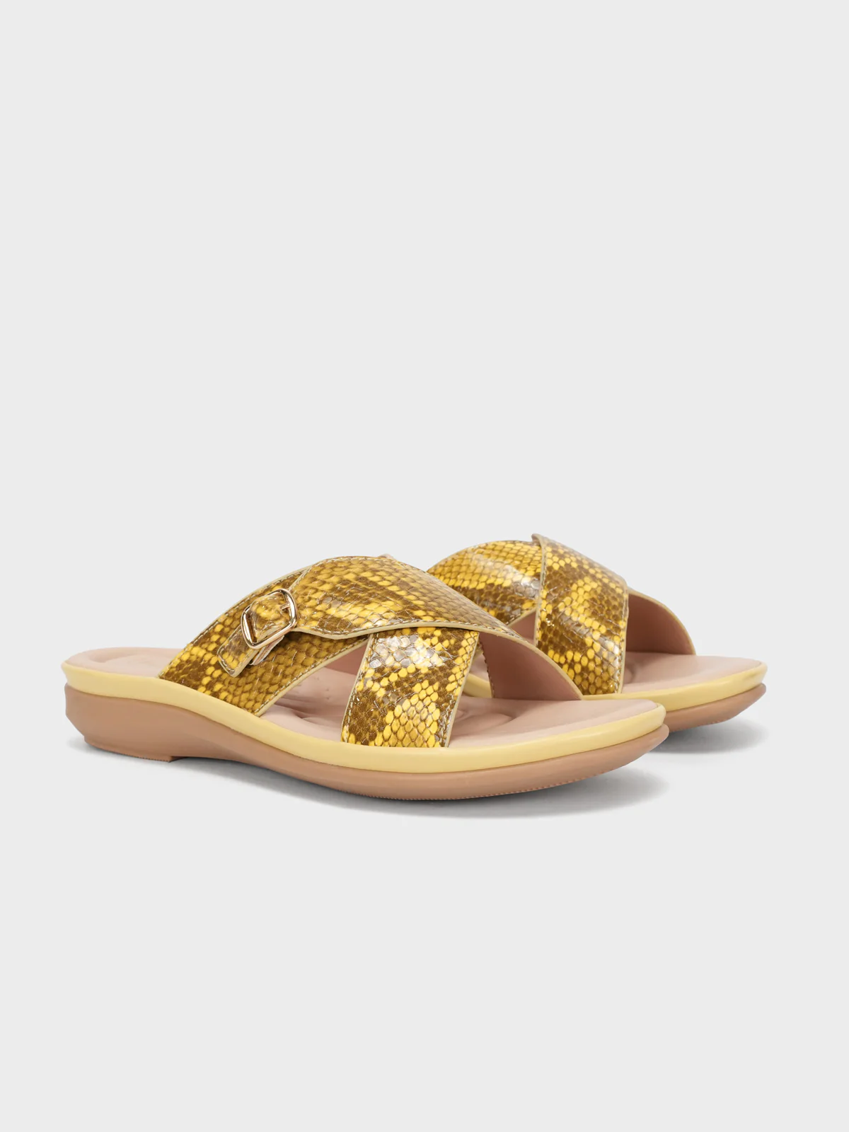 Women "CRESIDA" Crossover Comfy Flat Slippers - Image 2
