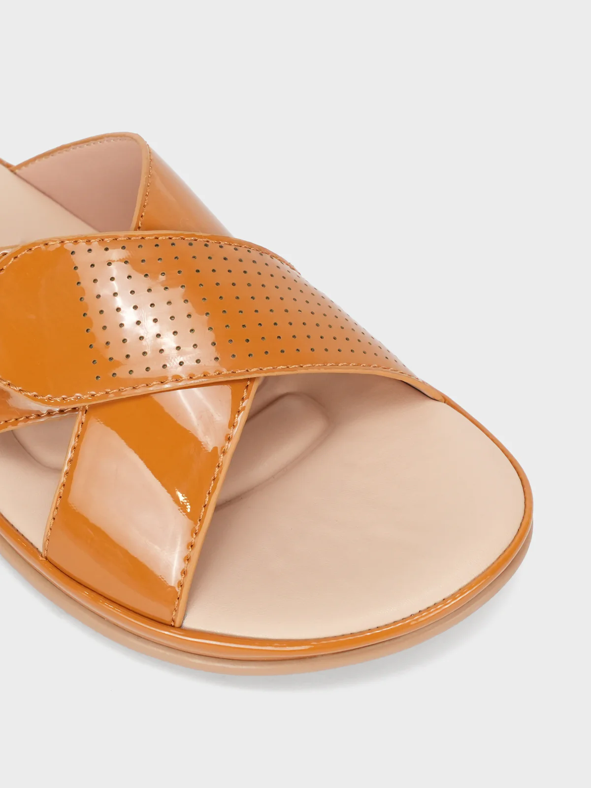 Women "CRESIDA" Crossover Comfy Flat Slippers - Image 4