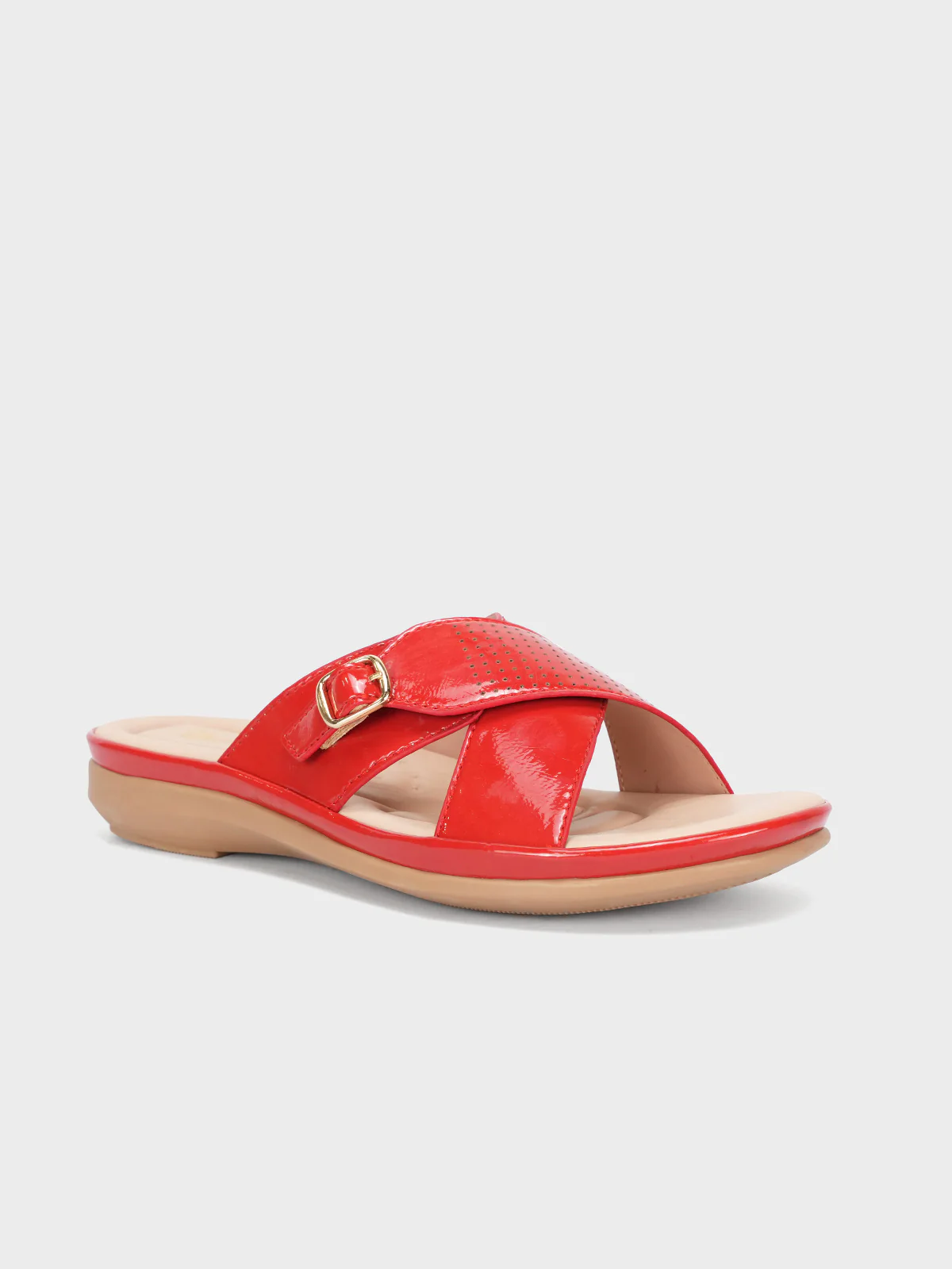 Women "CRESIDA" Crossover Comfy Flat Slippers