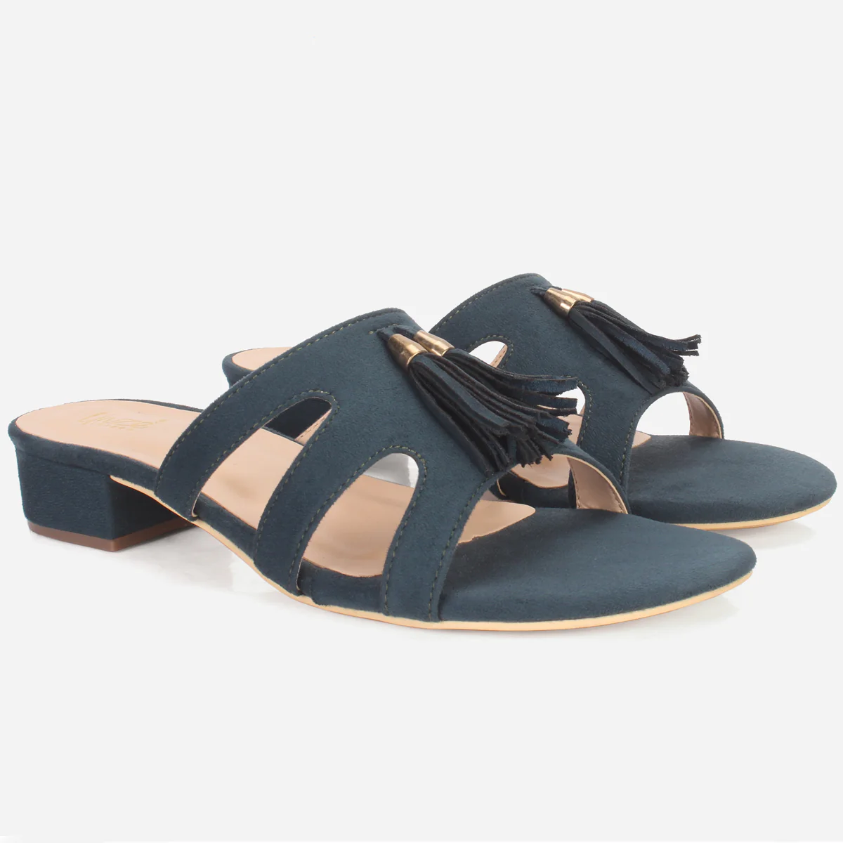 Women "CRUISE" Summer Decorated Block Heel Slippers - Image 2