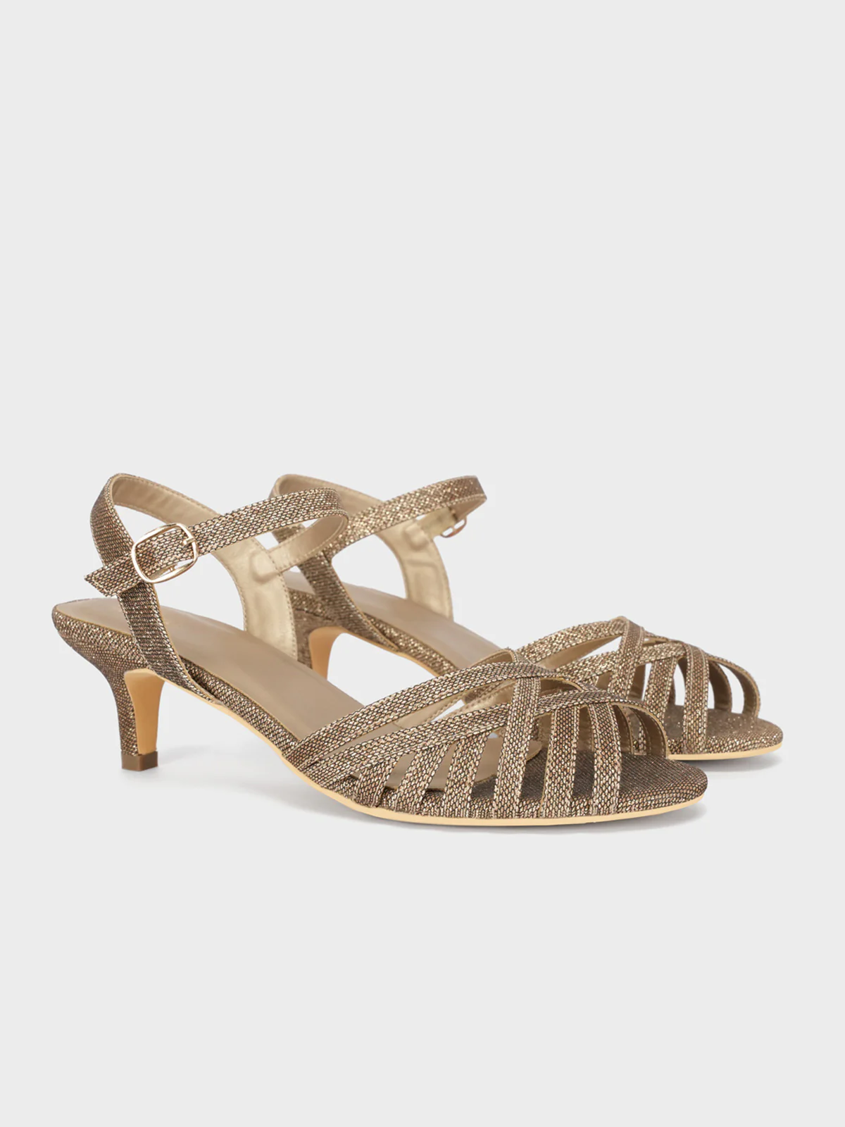 Women "DAKOA" Stylish Mid Low Heel Sandals - Image 2