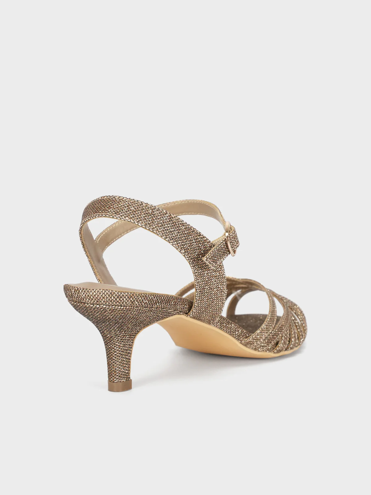 Women "DAKOA" Stylish Mid Low Heel Sandals - Image 3