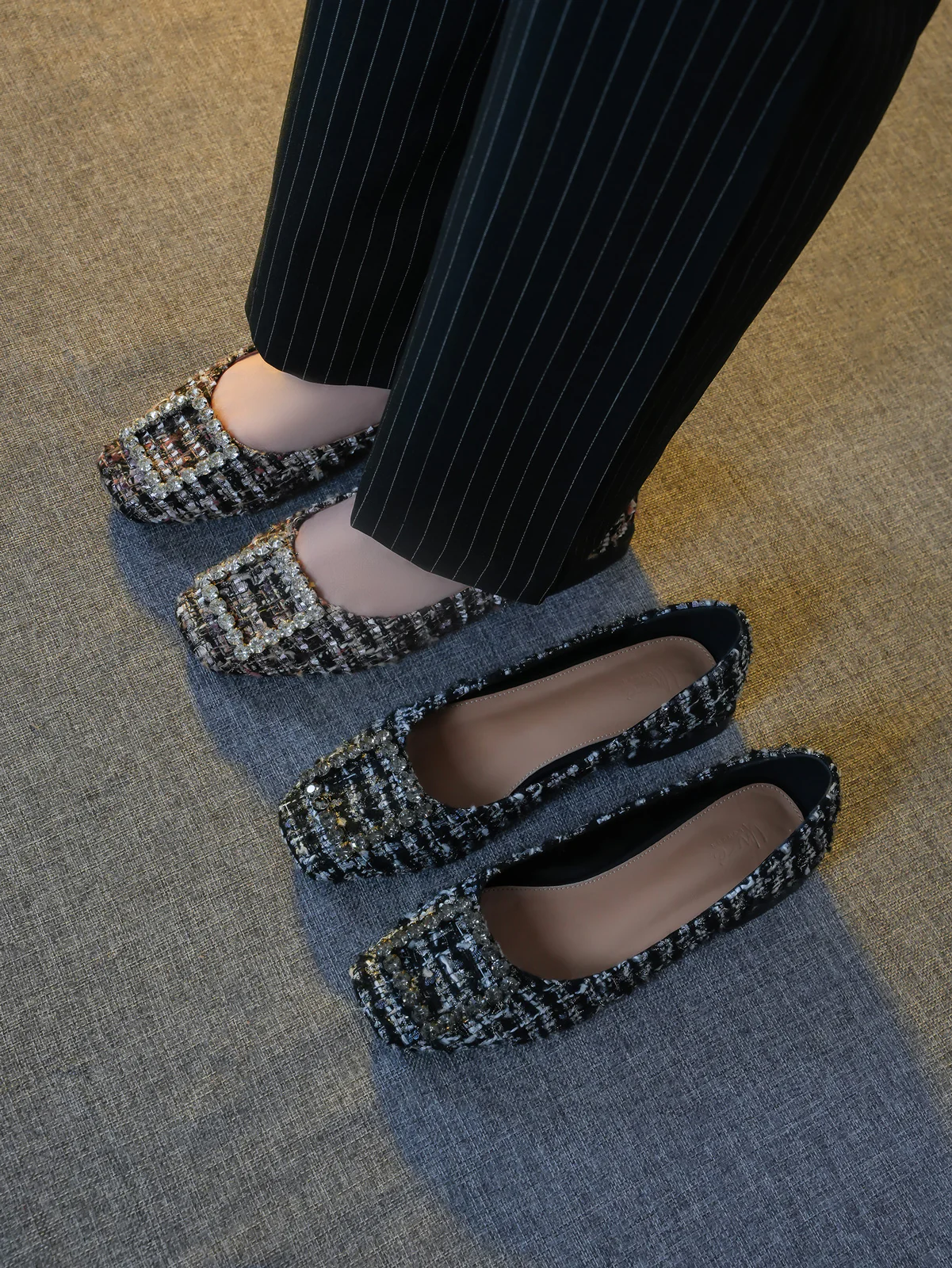 Women "DAMITA" Flat Slip on Ballerinas - Image 9
