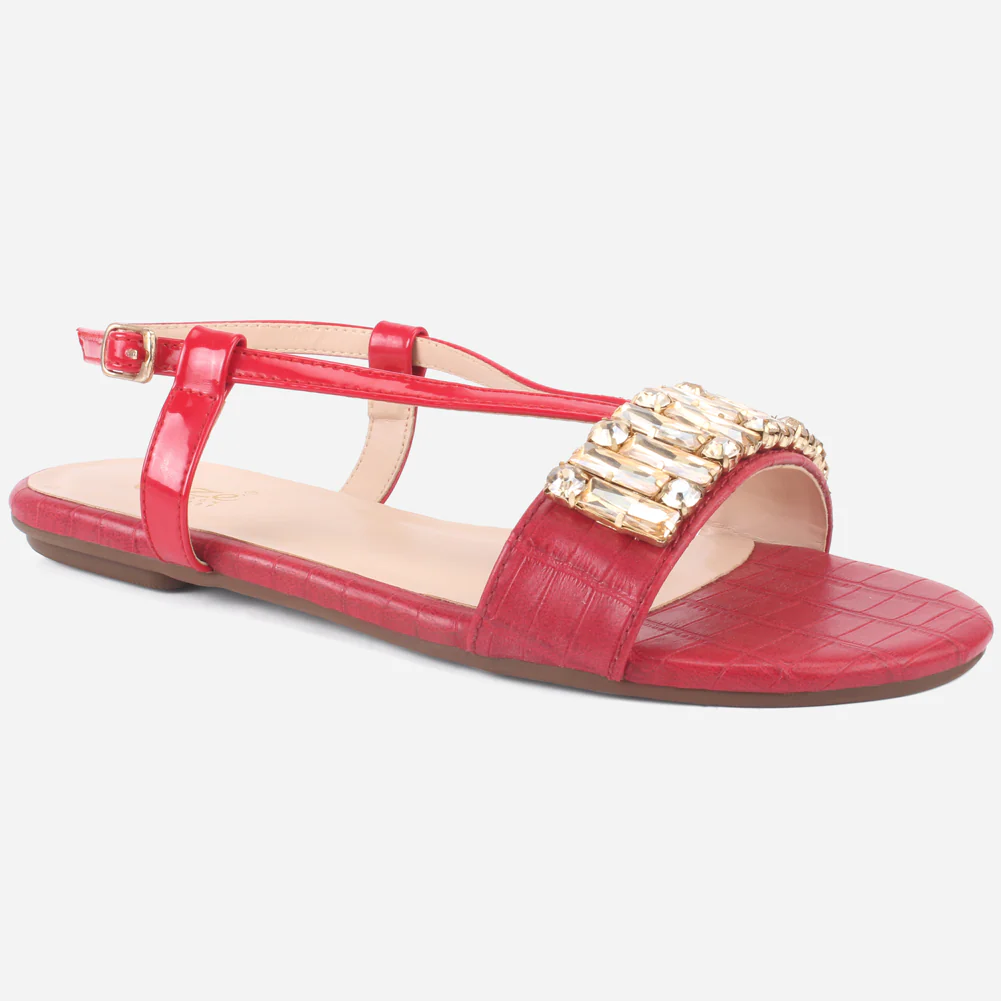 Women "DANTE" Stylish Diamantes Sandals