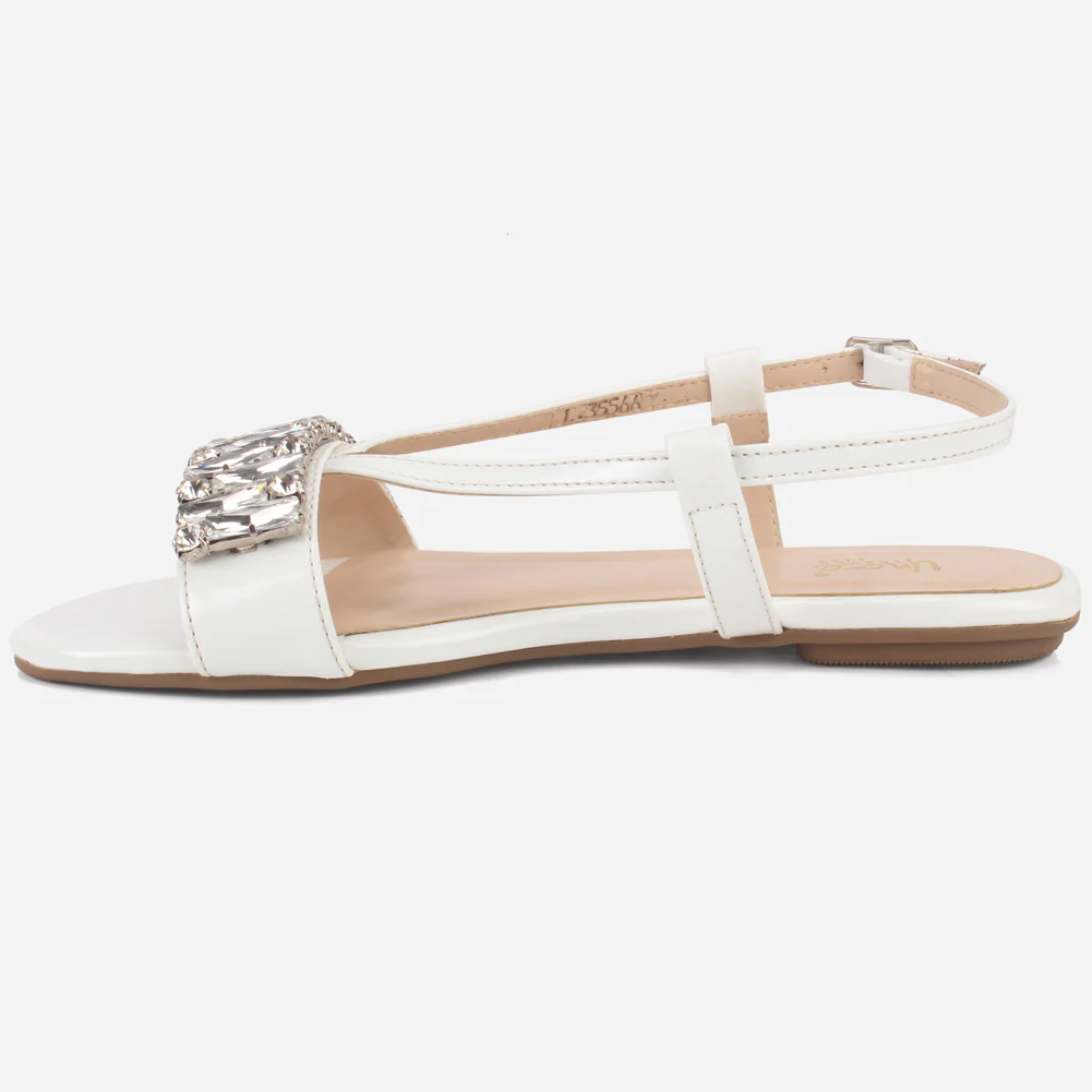 Women "DANTE" Stylish Diamantes Sandals - Image 3