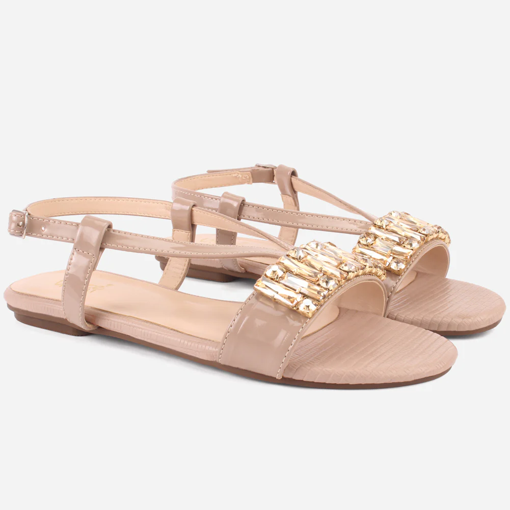 Women "DANTE" Stylish Diamantes Sandals - Image 2