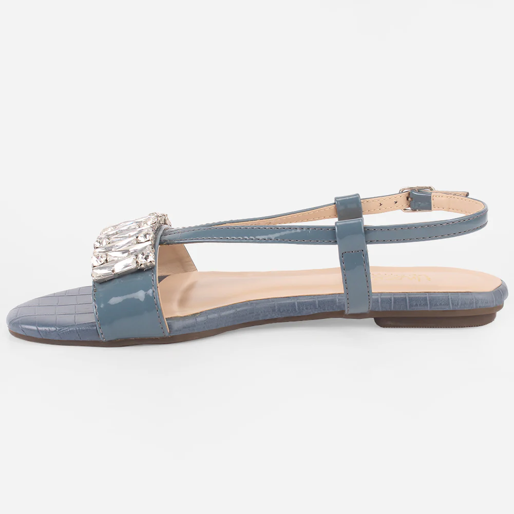 Women "DANTE" Stylish Diamantes Sandals - Image 3