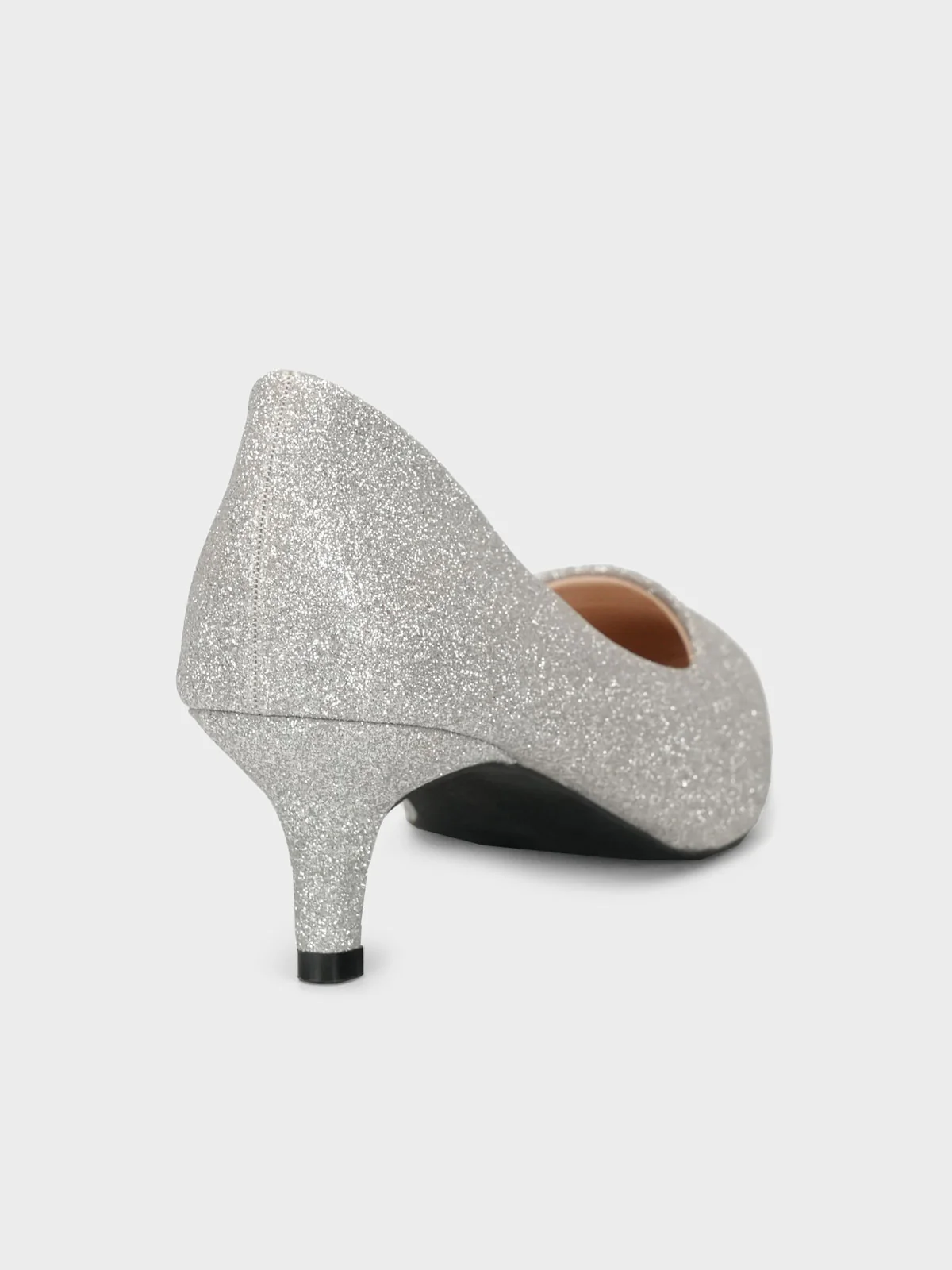 Women "DAWES" Glitter Pointed Toe Courts - Image 3