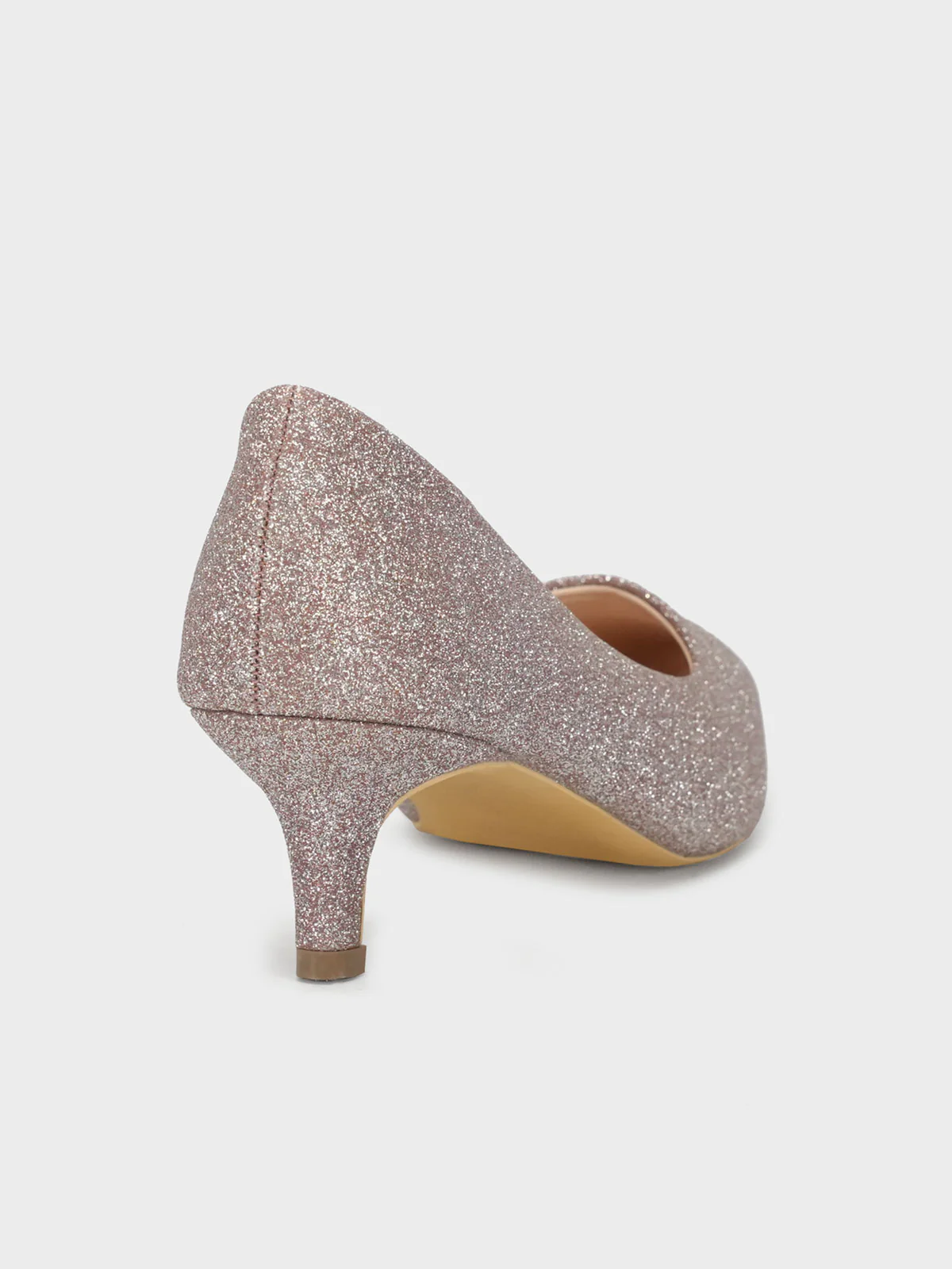 Women "DAWES" Glitter Pointed Toe Courts - Image 3