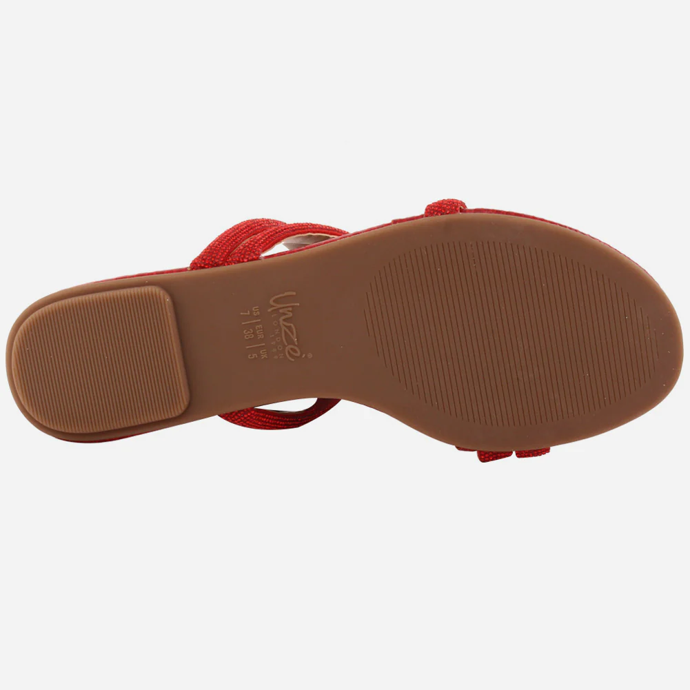 Women "Dee" Stone Strap Slip On Slippers - Image 5
