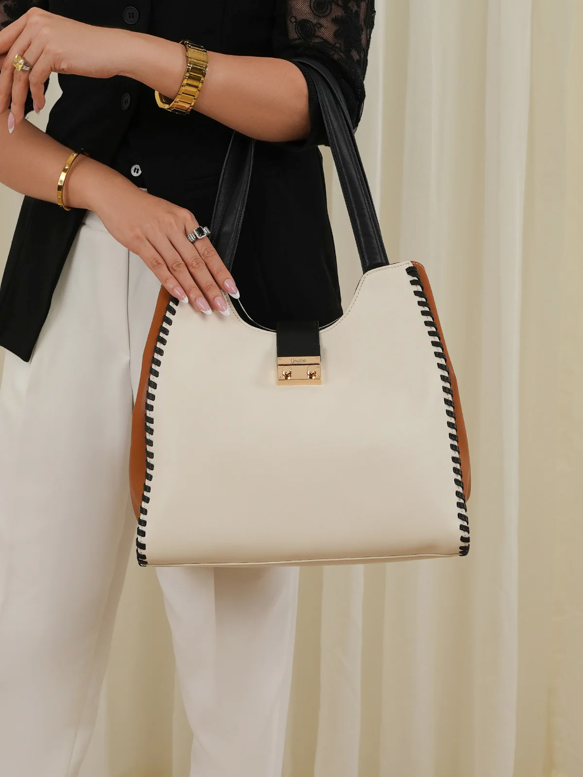 Women "DENZEL" Stylishand Light Handbag - Image 3