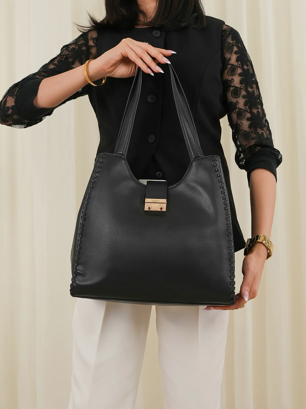 Women "DENZEL" Stylishand Light Handbag - Image 9