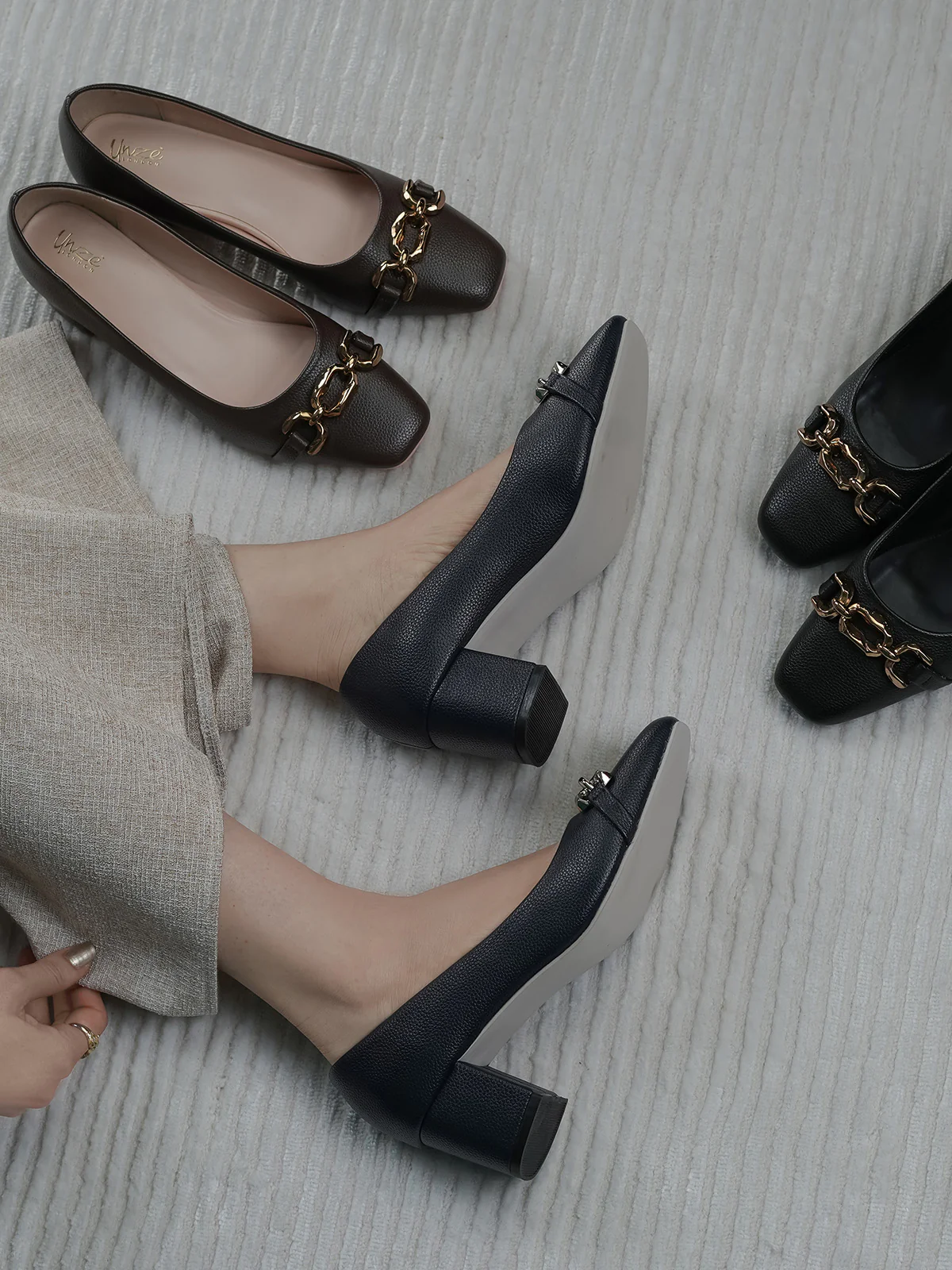 Women "DJIMON" Classic Comfy Court Shoes - Image 3