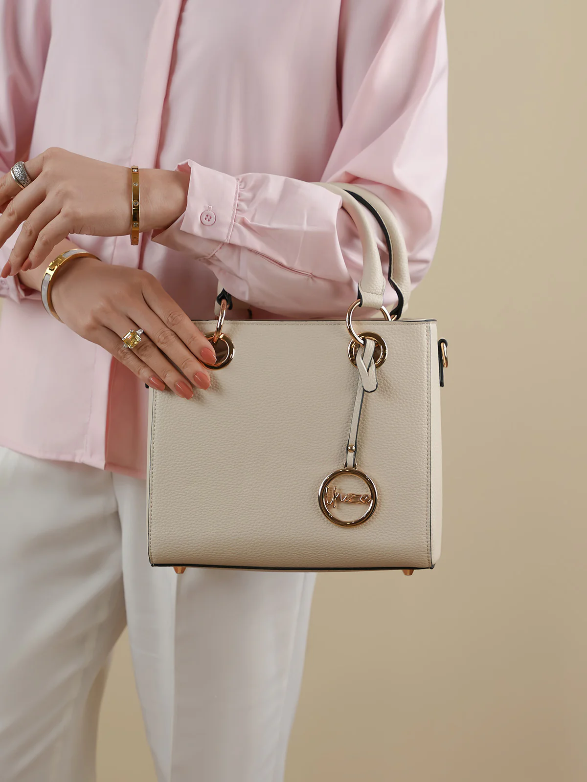 Women "EBONY" Modern Touch Handbag - Image 11