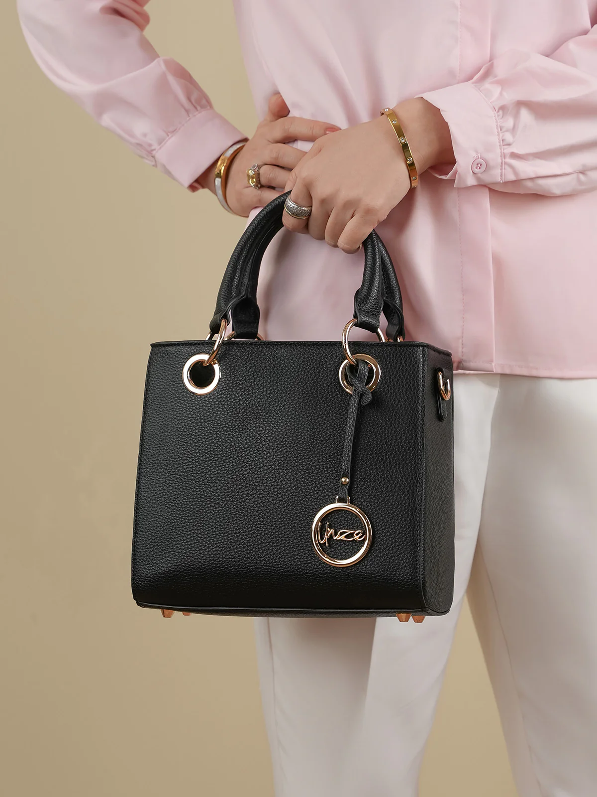 Women "EBONY" Modern Touch Handbag